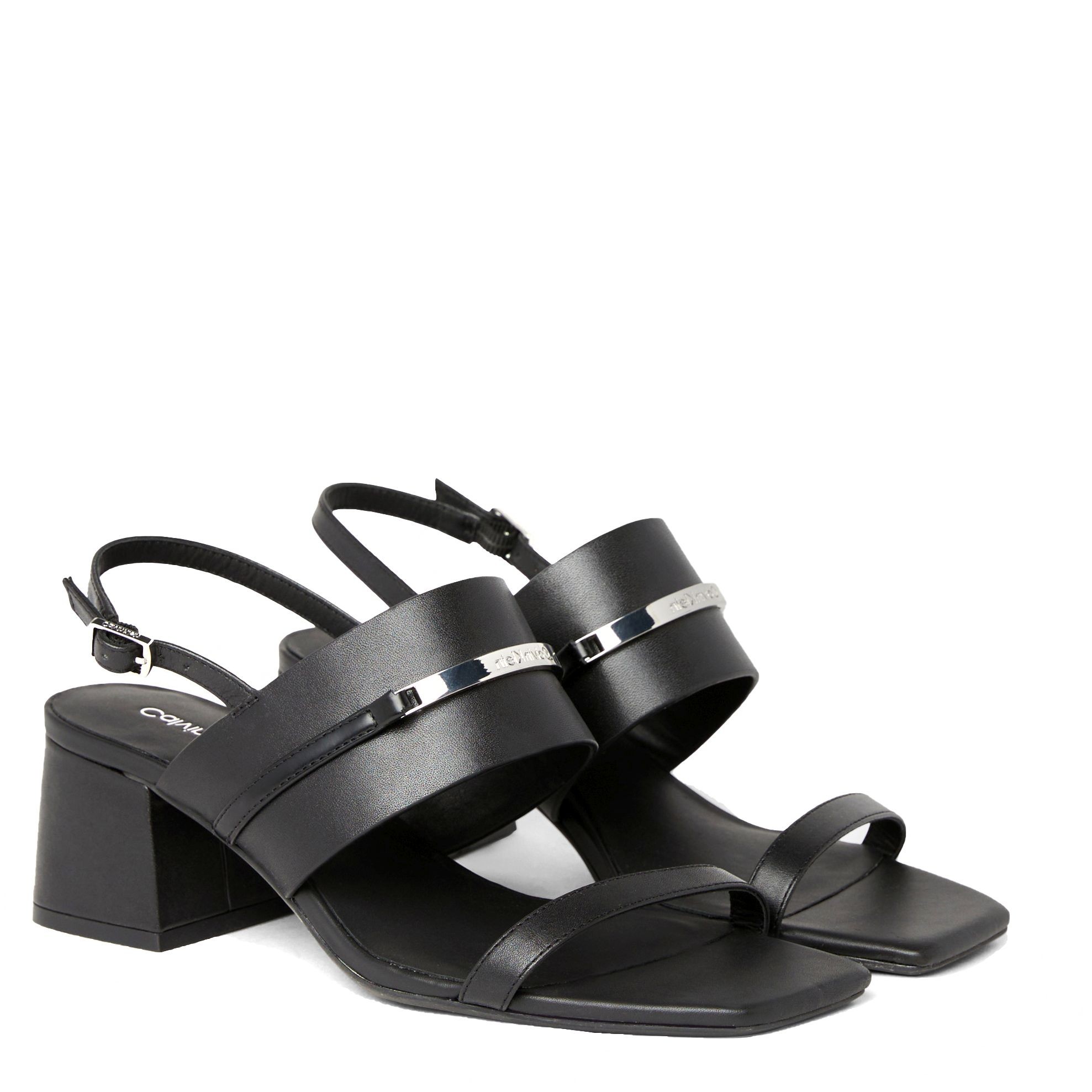 CALVIN KLEIN Basutės moterims, Juoda, Heel sandal 45 bar 1
