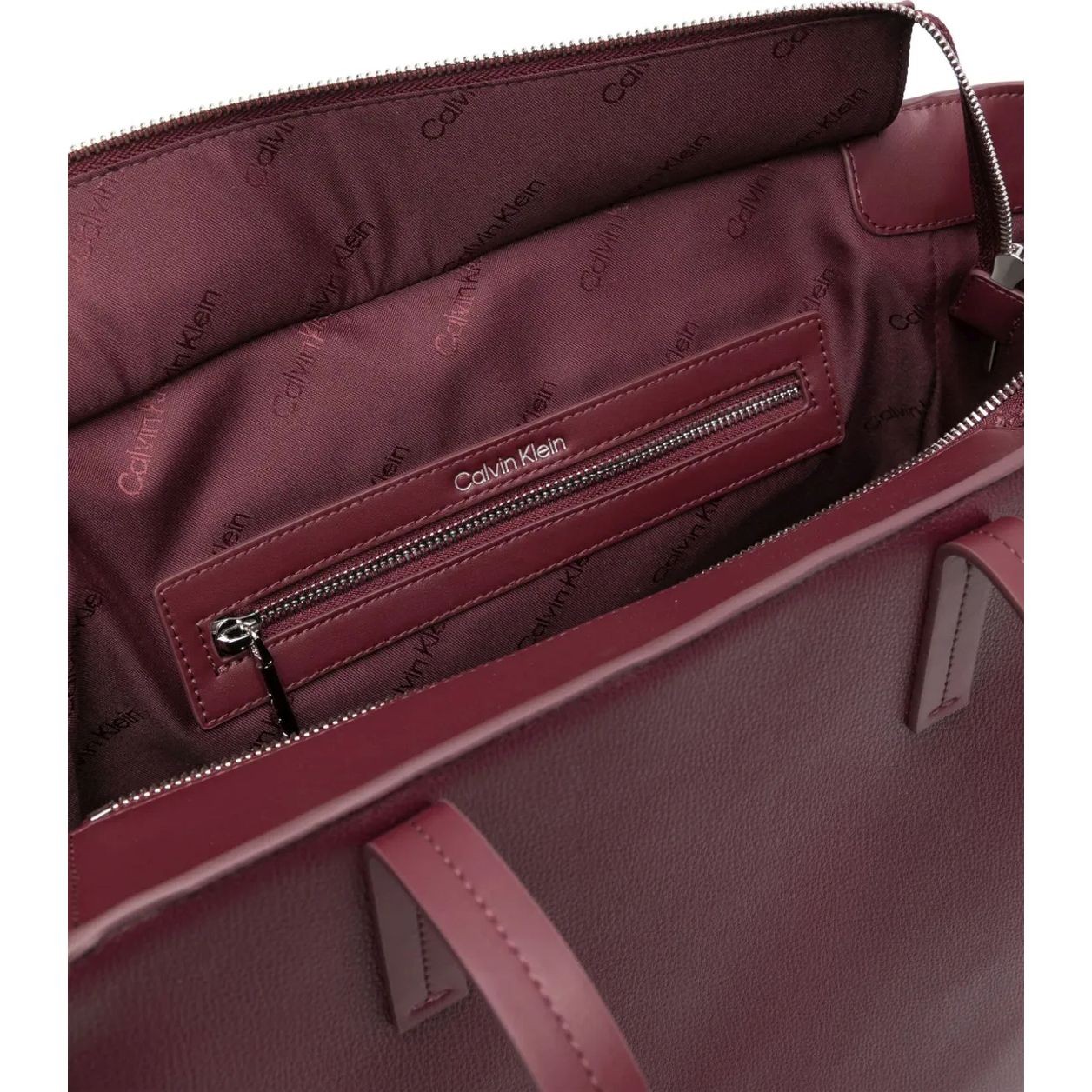 CALVIN KLEIN Pirkinių krepšys moterims, Vyšninė, Refine medium shopper 4