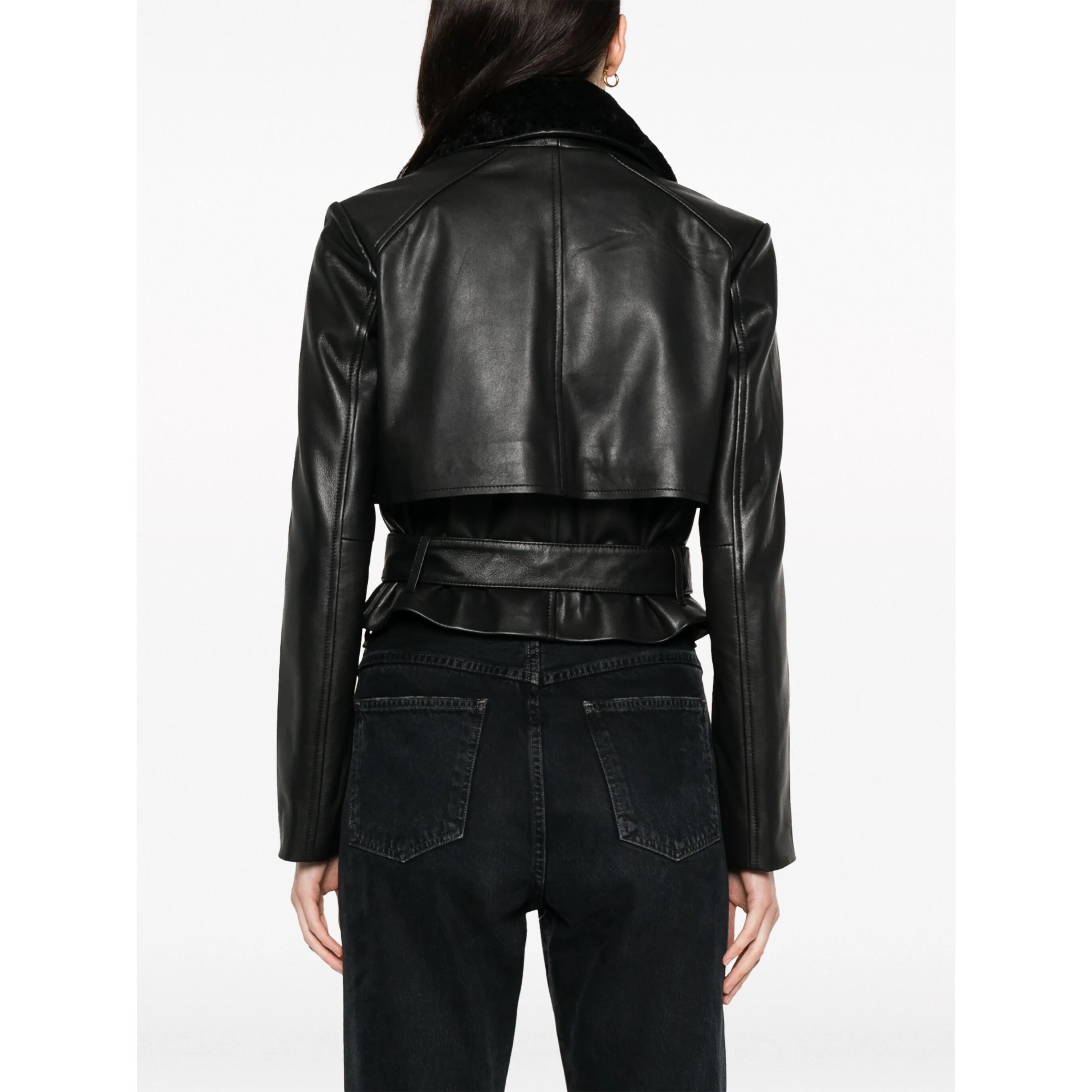 PINKO Odinis švarkas moterims, Juoda, Geppetto jacket 2