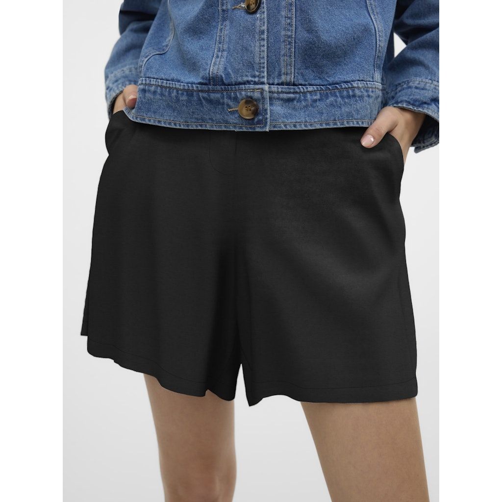 VERO MODA Šortai moterims, Juoda, Mymilo shorts 6
