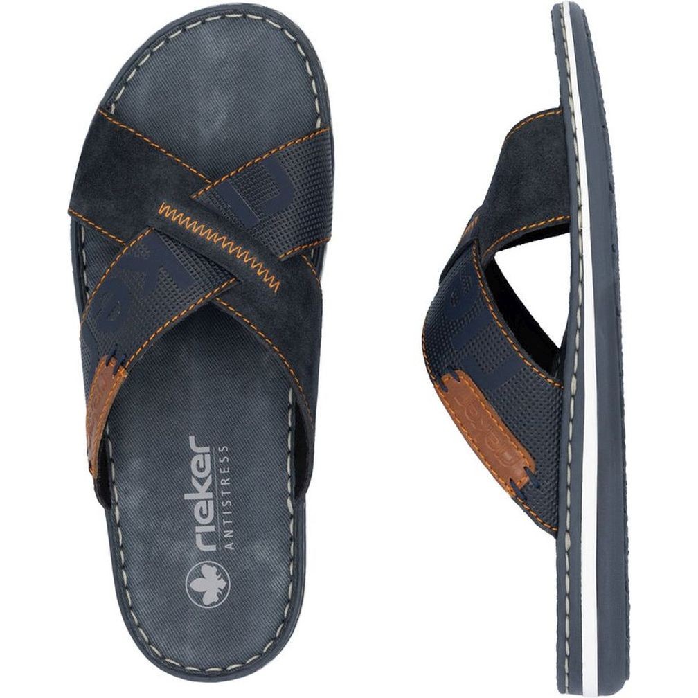 RIEKER Šlepetės vyrams, Mėlyna 8