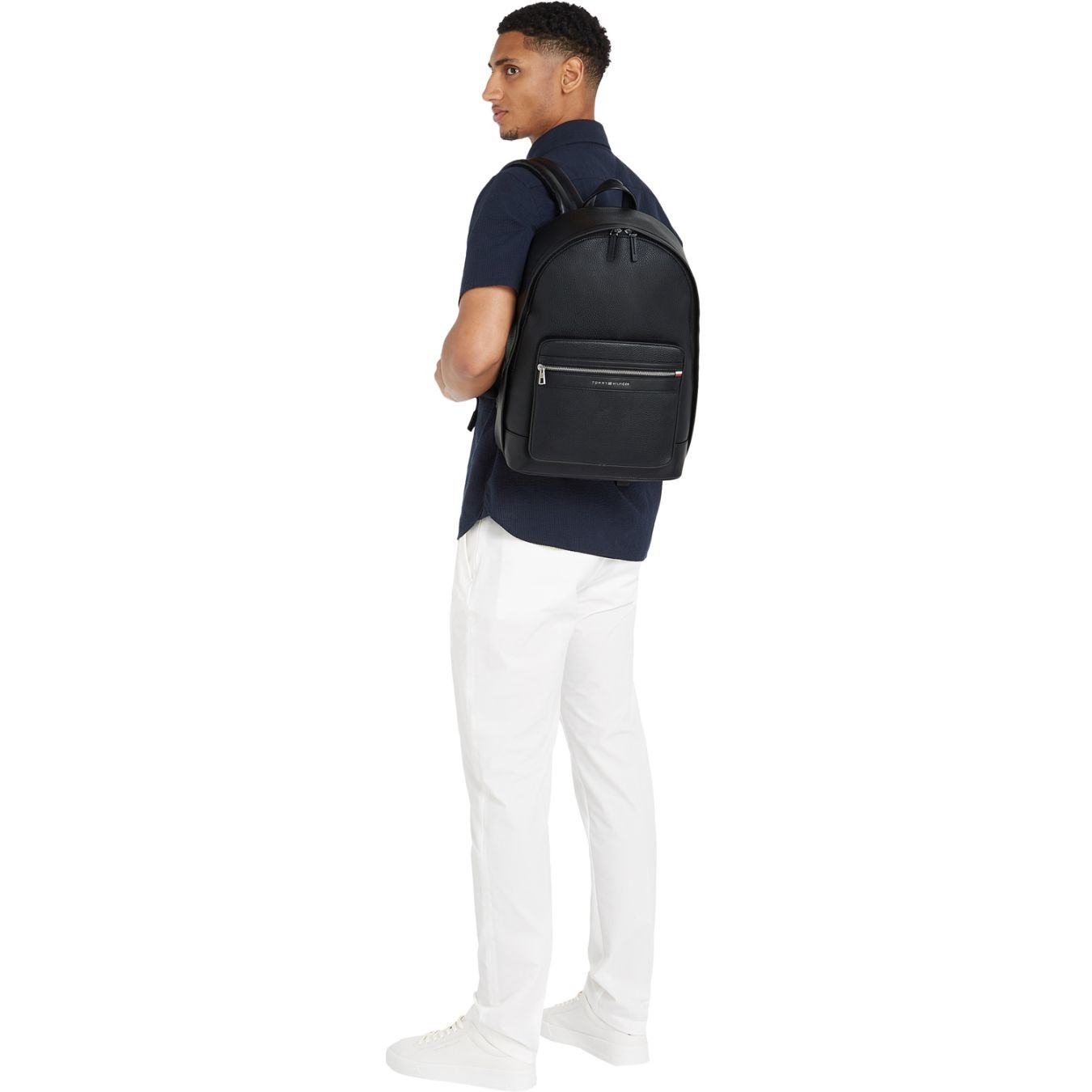 TOMMY HILFIGER Kuprinė vyrams, Juoda, Central backpack 5