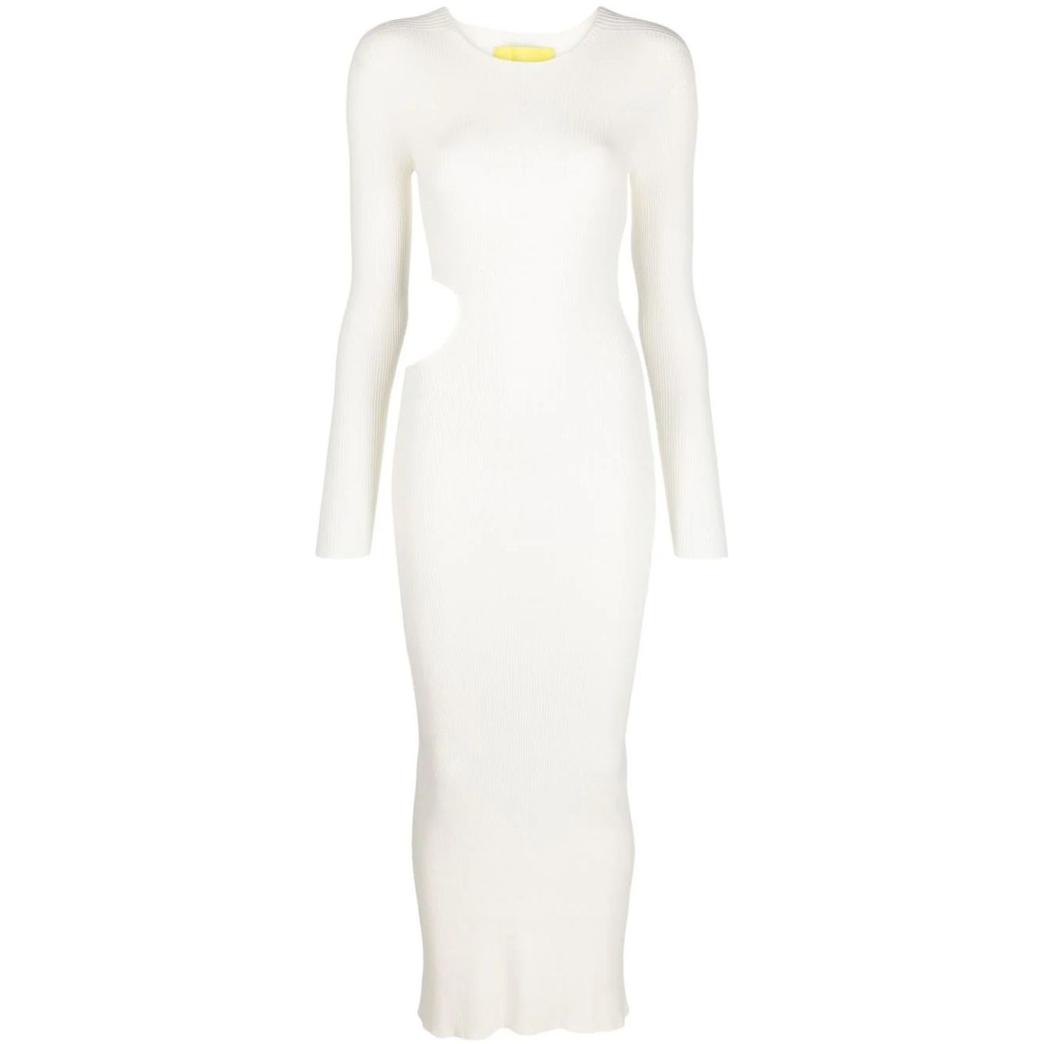 AERON Maxi suknelė moterims, Kūno, Ribbed cut-out maxi dress 1