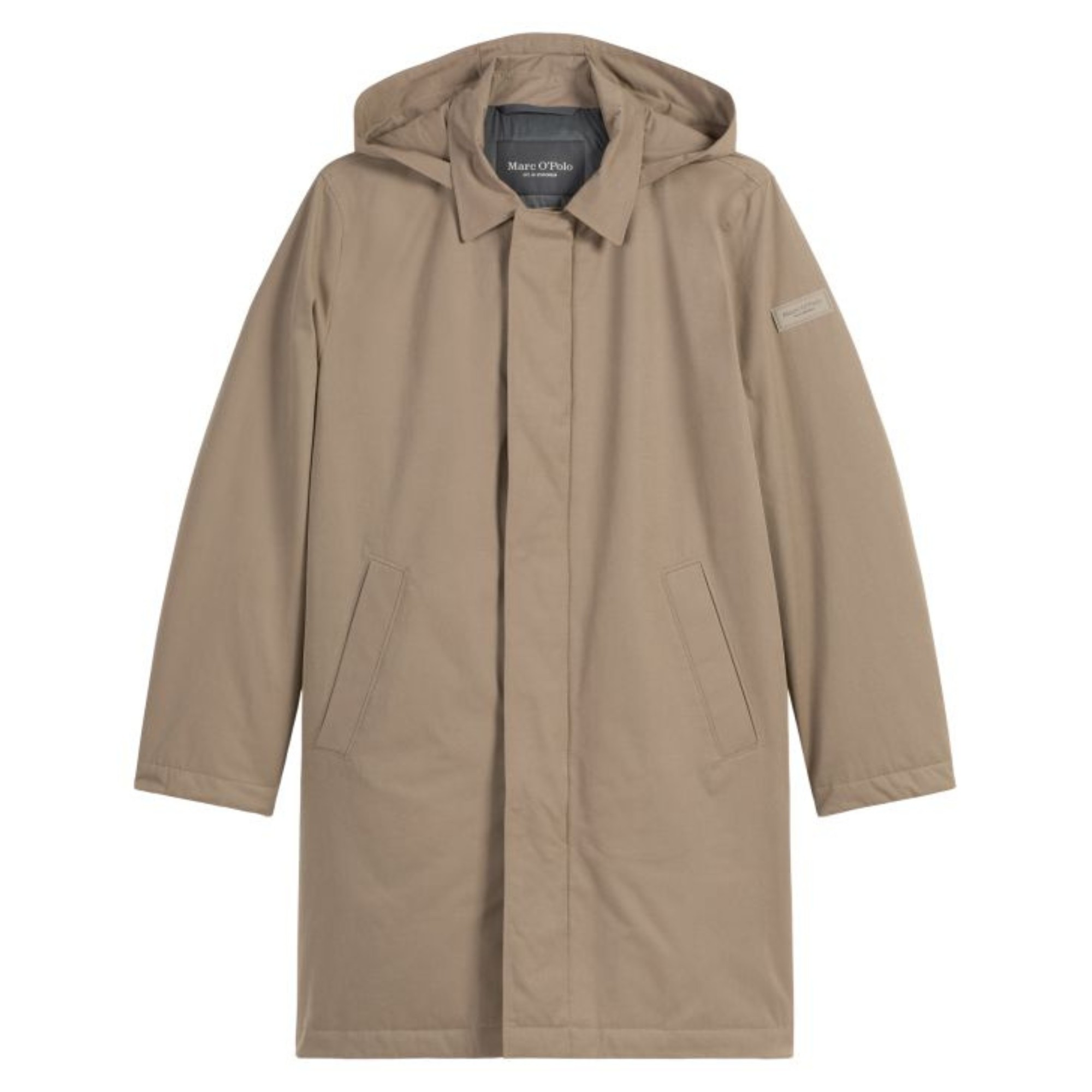 MARC O'POLO Paltas vyrams, Pilka, 620105671002 Coats