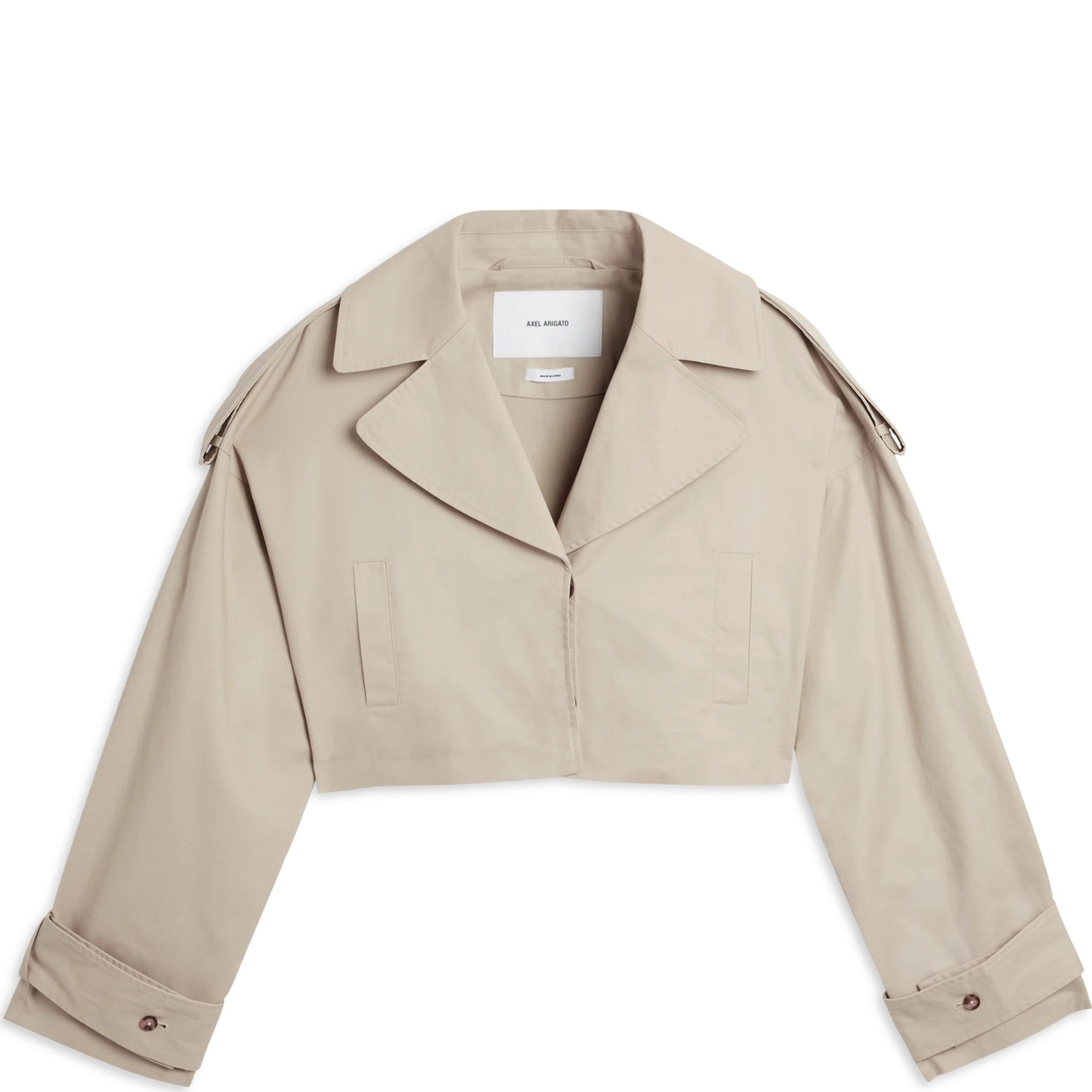 AXEL ARIGATO Lengva striukė moterims, Kūno, Gaia cropped trench coat