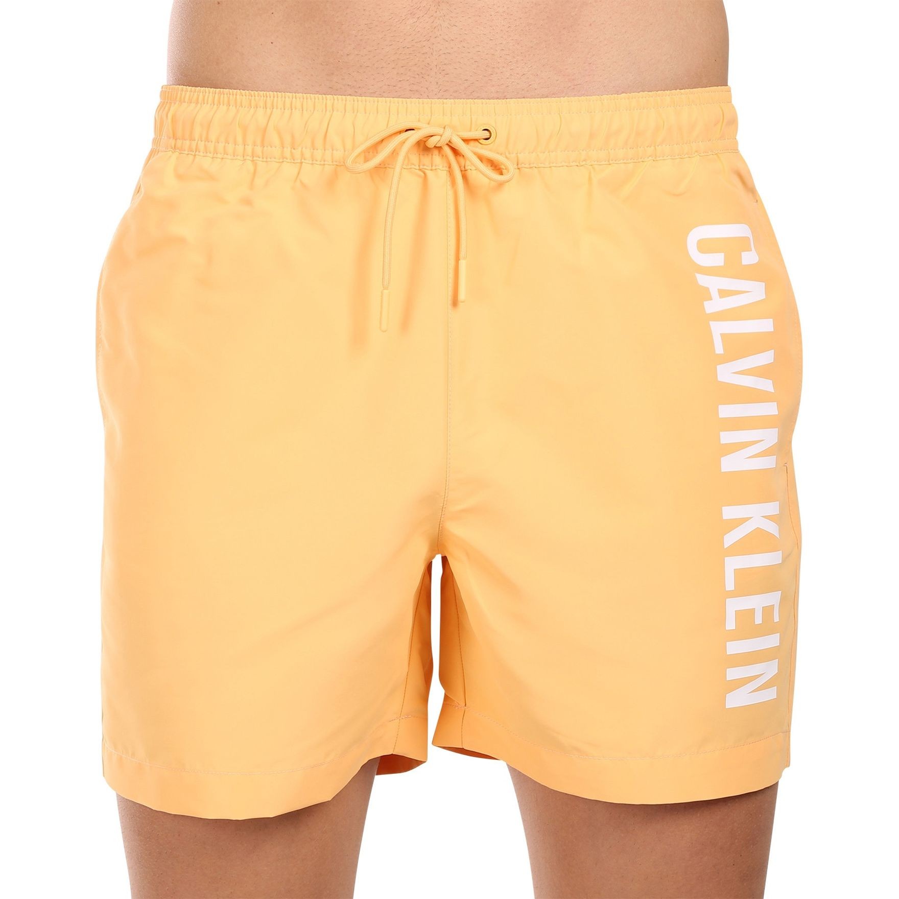 CALVIN KLEIN UW Apatinė kostiumėlio dalis vyrams, Oranžinė, Swim trunk 1