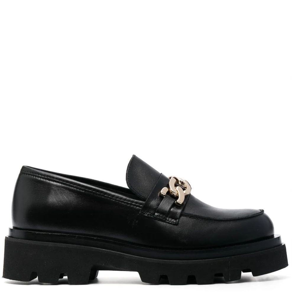 ALOHAS Loaferiai moterims, Juoda, Track loafers 2