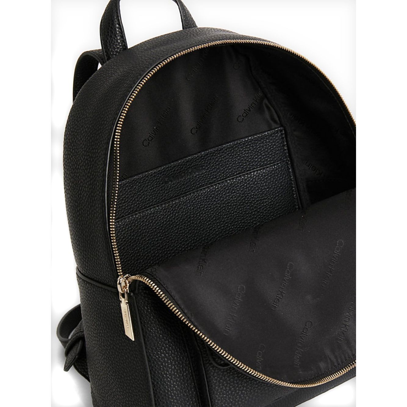 CALVIN KLEIN Kuprinė moterims, Juoda, Re-lock backpack pocket 3
