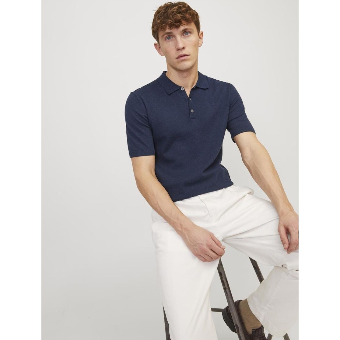 JACK & JONES Megztinis vyrams, Mėlyna, Jjeemil pullover 5