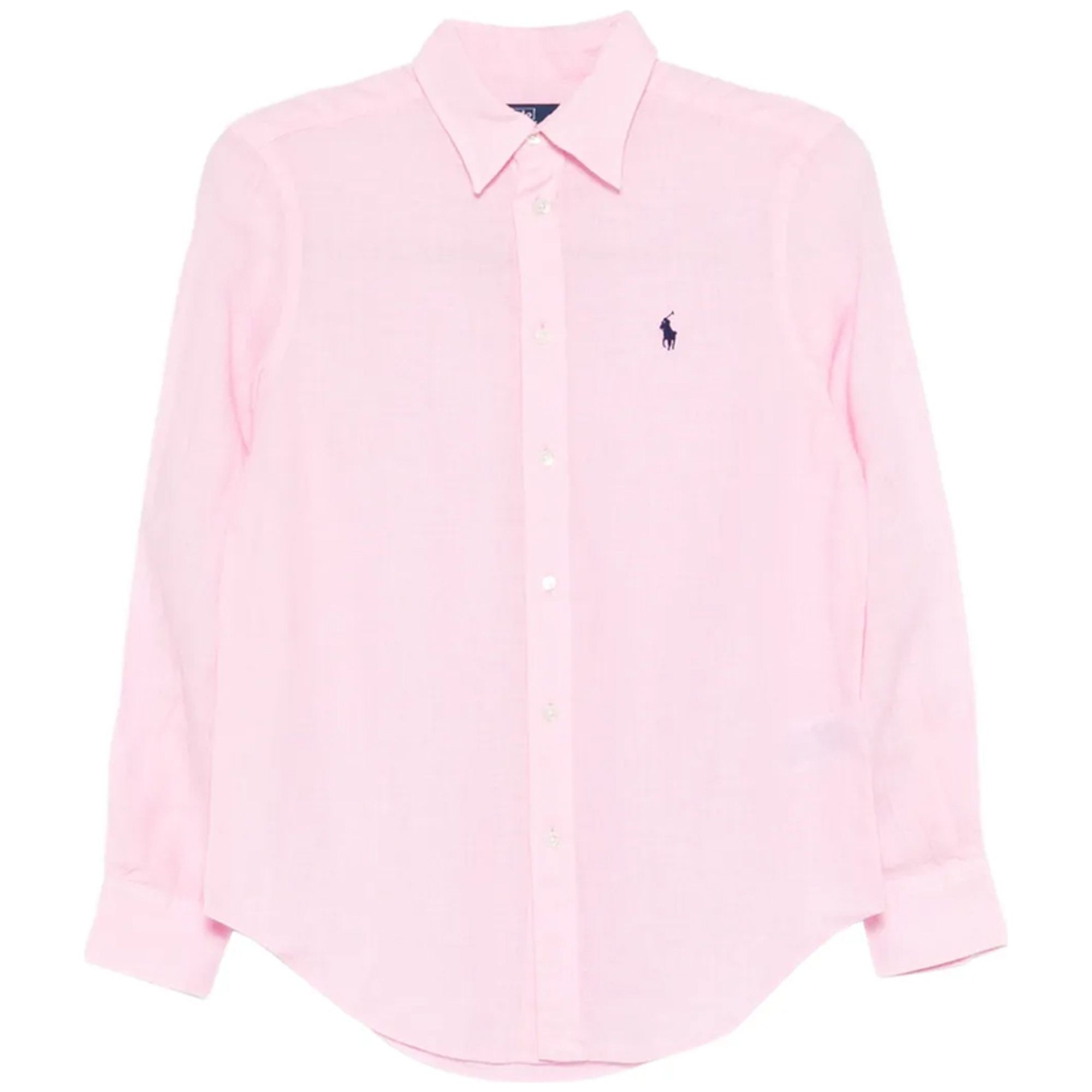 POLO RALPH LAUREN Marškiniai ilgomis rankovėmis moterims, Rožinė, Long sleeve-button front shirt 1