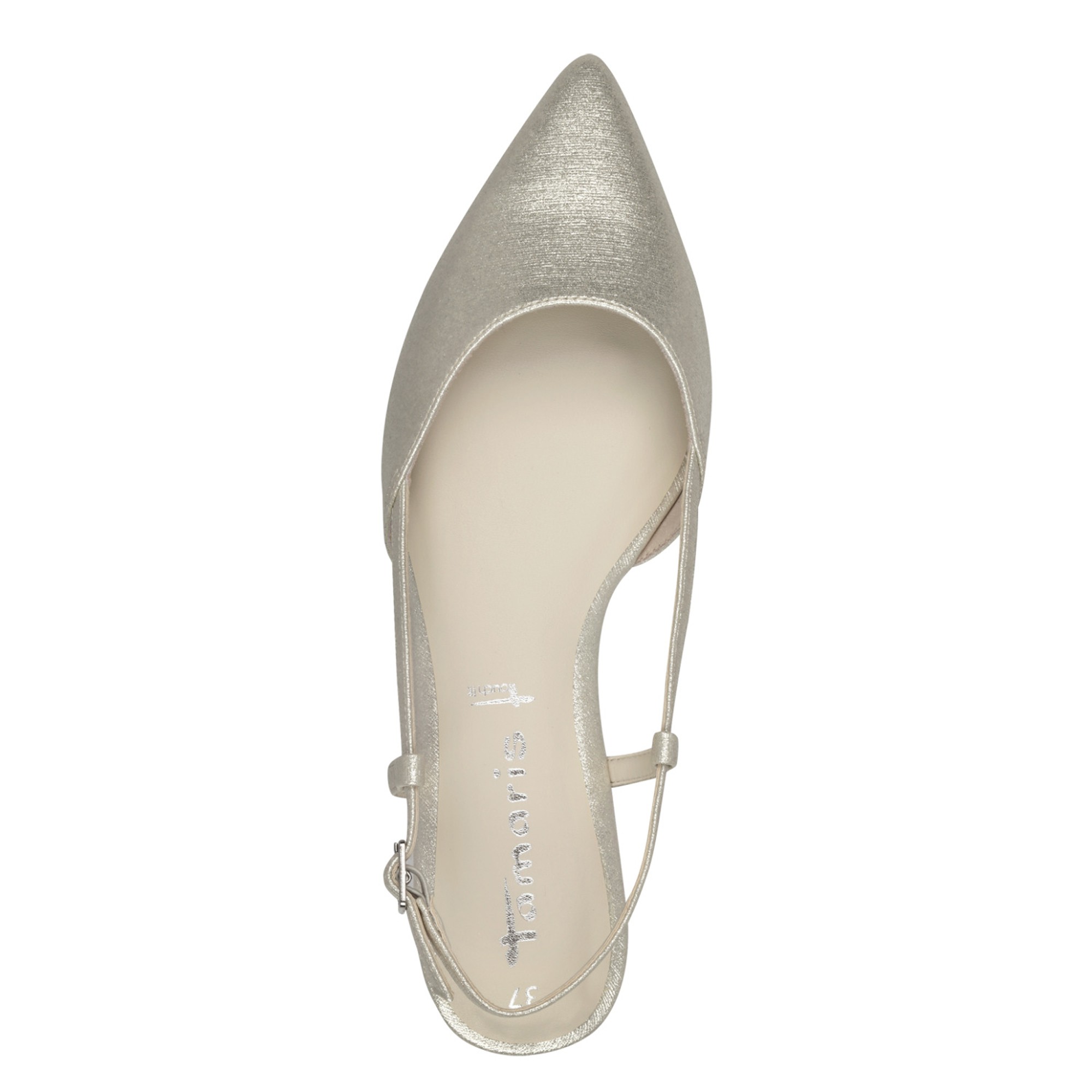 TAMARIS Balerinos moterims, Sidabrinė, Ballerinas 5