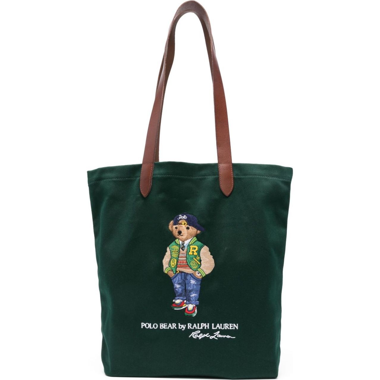 POLO RALPH LAUREN Pirkinių krepšys vyrams, Žalia, Shopper tote bag 1