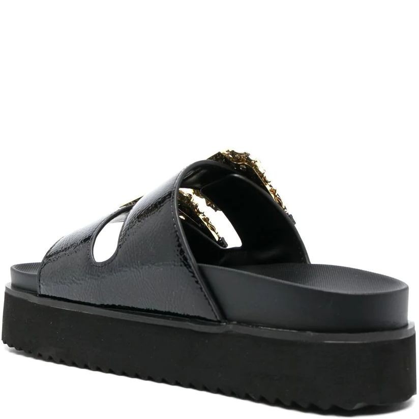 VERSACE JEANS CUTURE Klumpės moterims, Juoda, Fondo arizona sandals 3