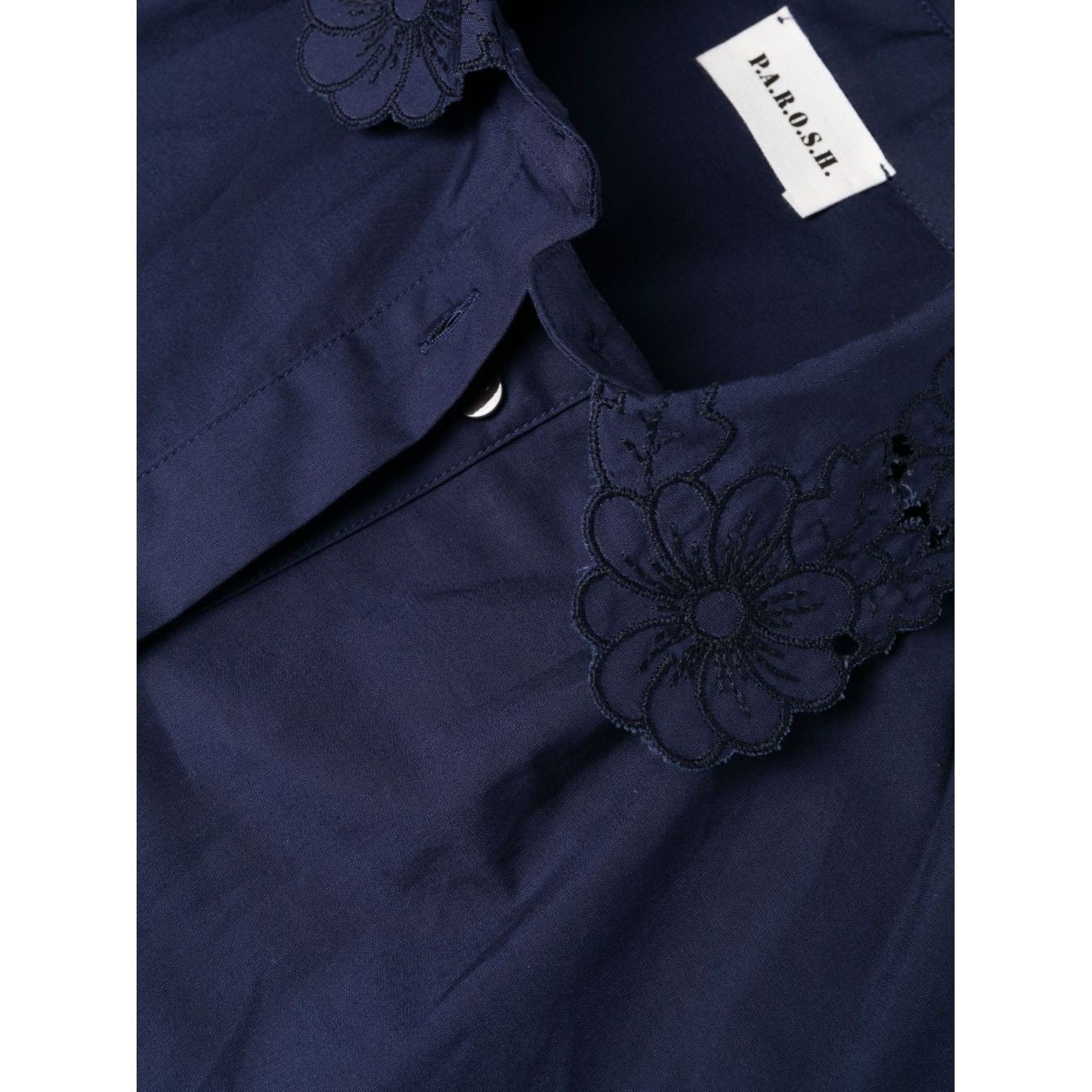 PAROSH Midi suknelė moterims, Mėlyna, Shirted dress 3