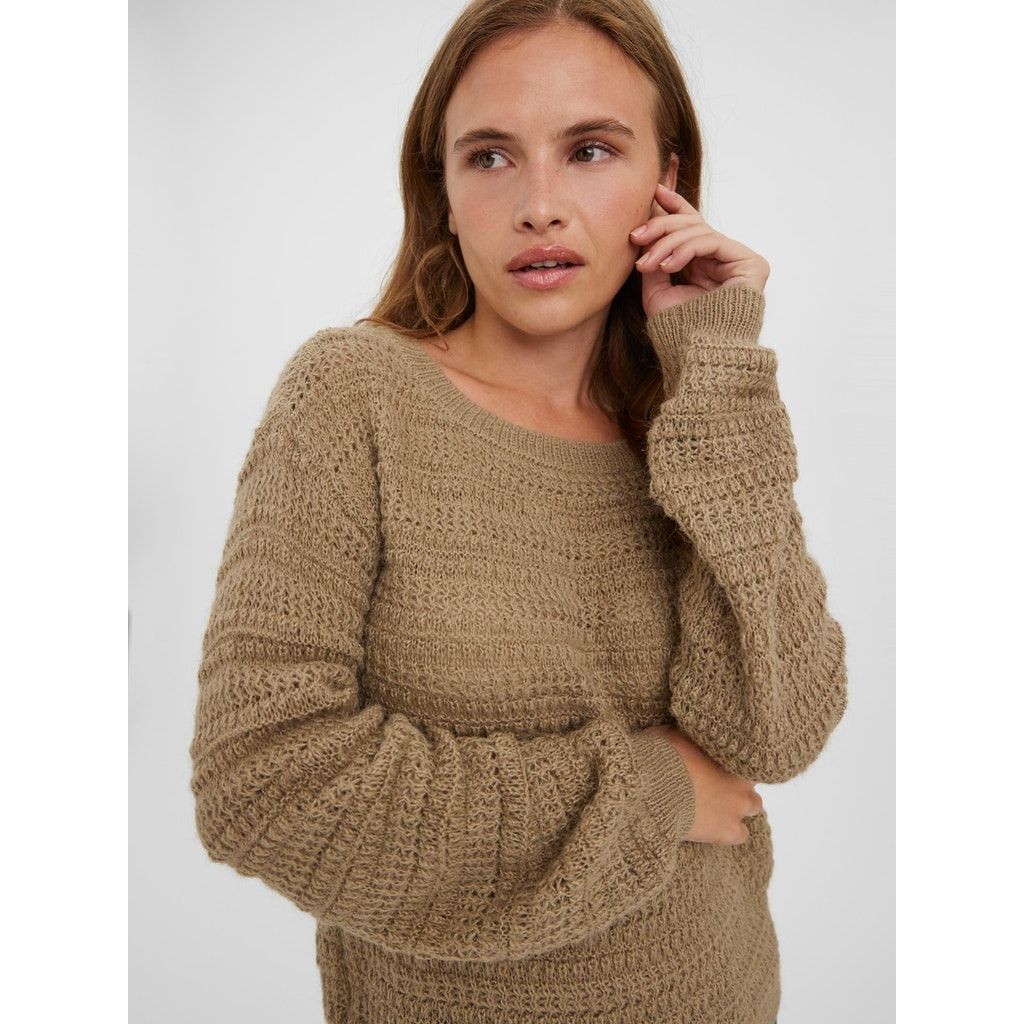 VERO MODA Kampsun moterims, Hall, VMDOLLAR LS BOATNECK BLOUSE 5