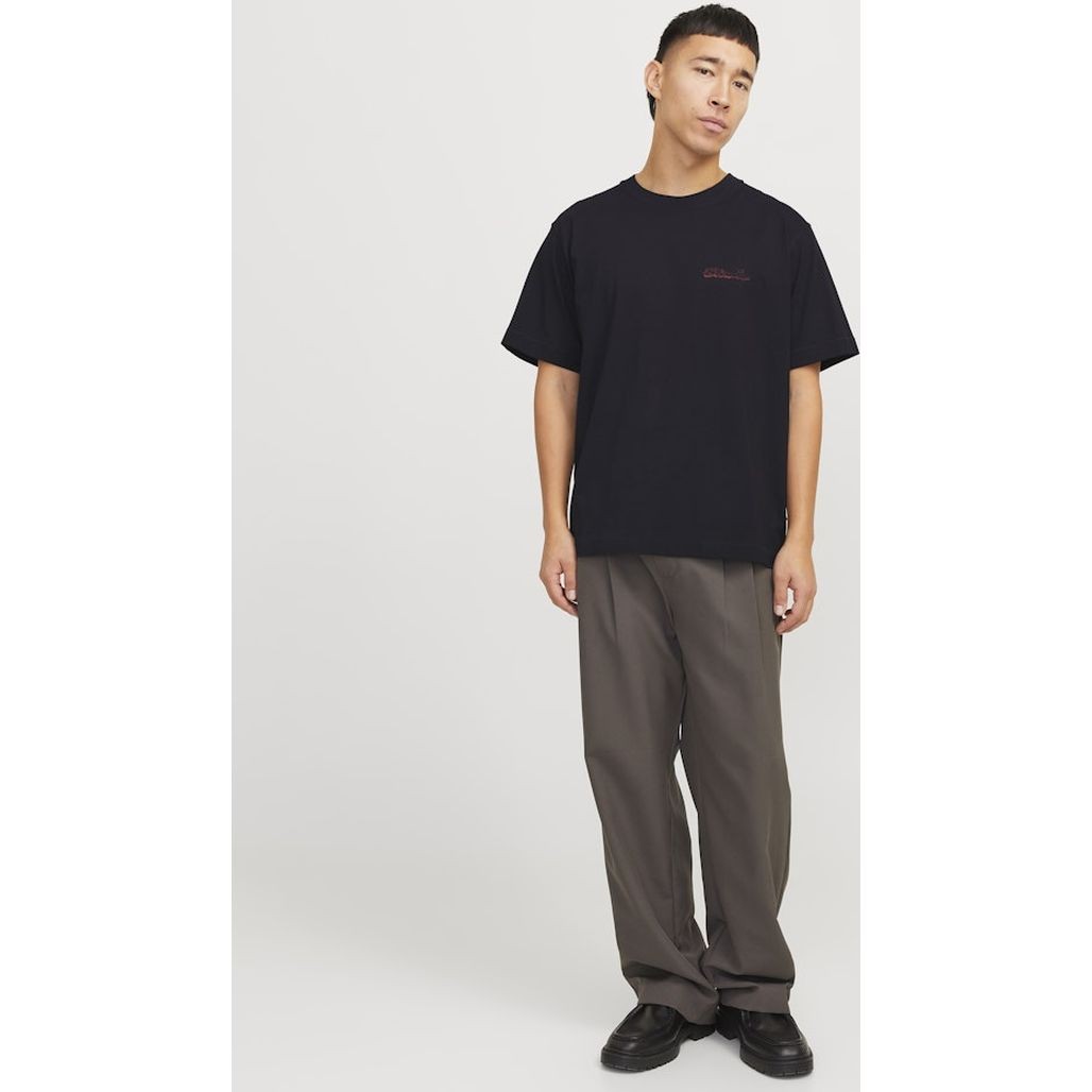 JACK & JONES Marškinėliai vyrams, Juoda, Retiro back tee 7