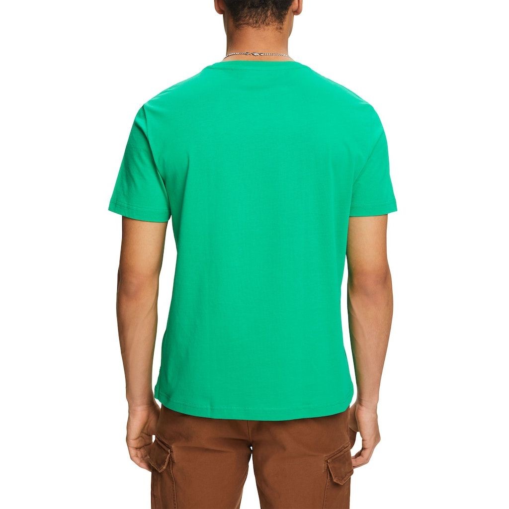 ESPRIT Marškinėliai vyrams, Žalia, Ocs reg cn ss t-shirts 3