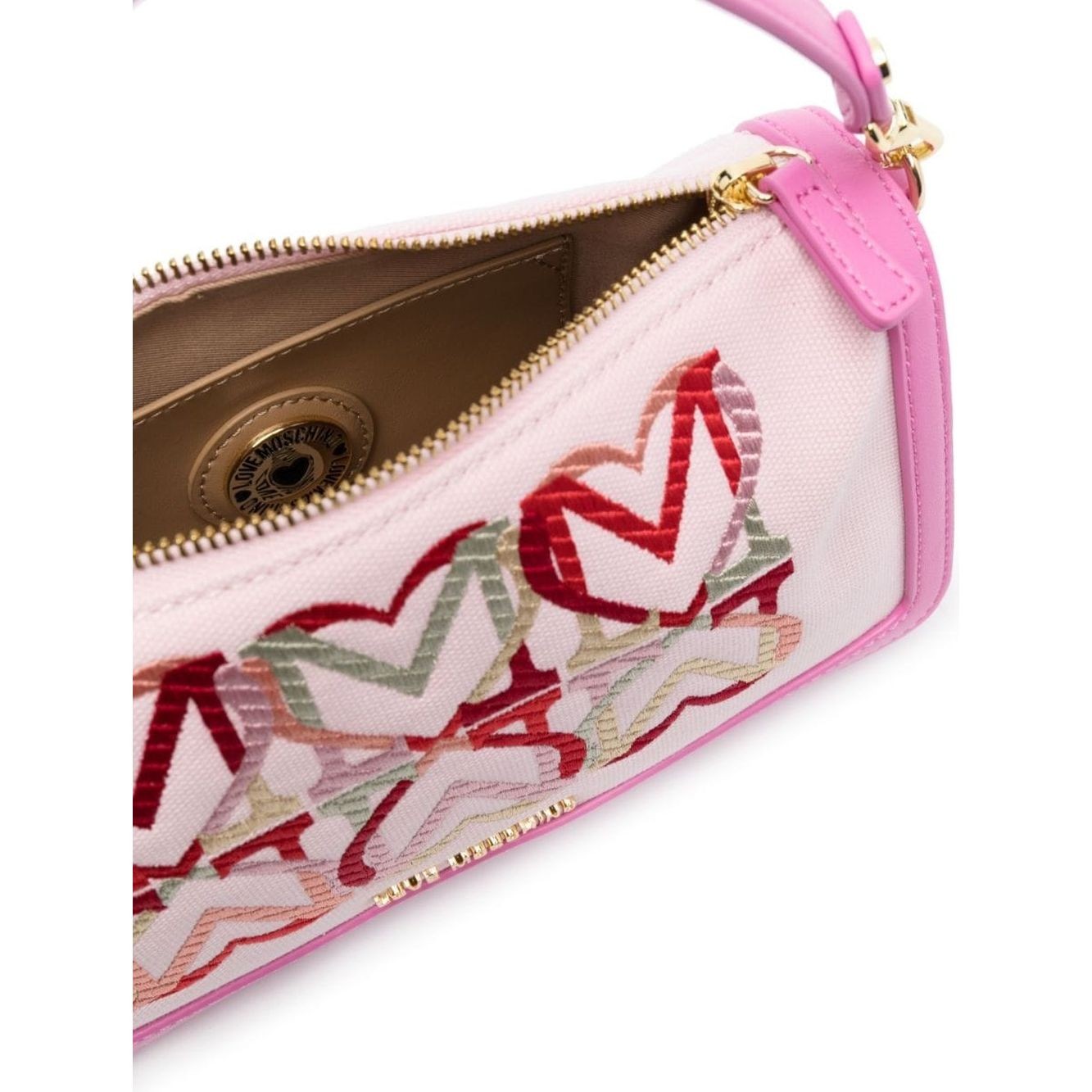 LOVE MOSCHINO Rankinė per petį moterims, Rožinė, Top handle crossbody 4