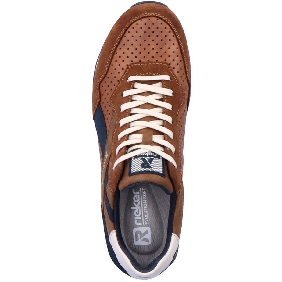 RIEKER Laisvalaikio bateliai vyrams, Ruda, LEISURE 6