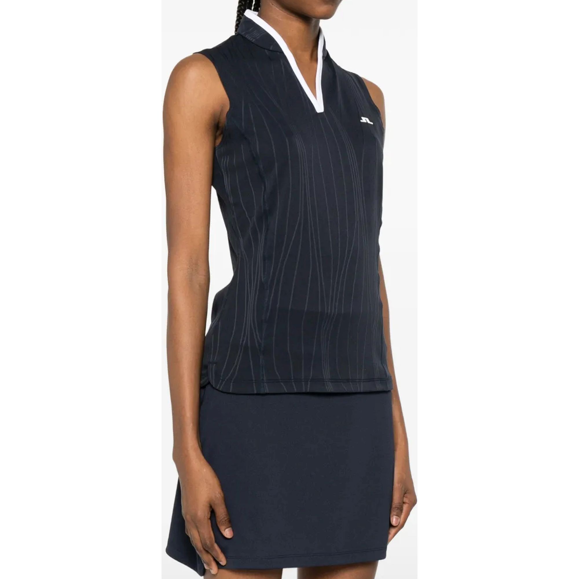 J.LINDEBERG Marškiniai be rankovių moterims, Mėlyna, Mila sleeveless top 2