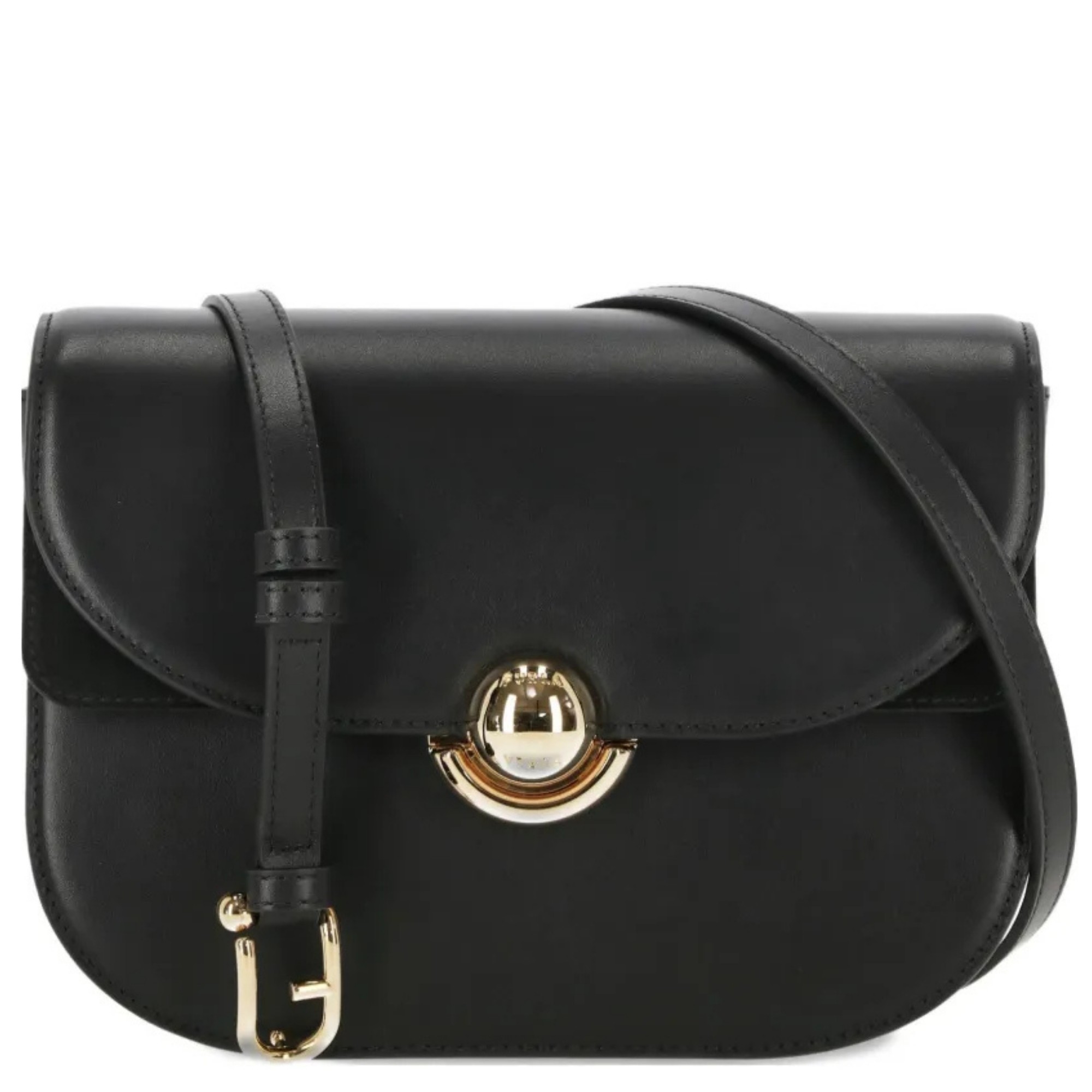 FURLA Rankinė per petį moterims, Juoda, Furla sfera s crossbody round 1