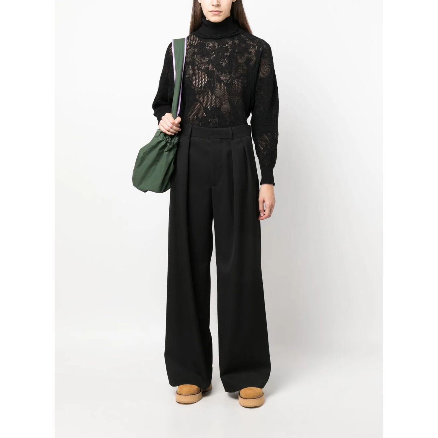 TWINSET Sportinis nertinis moterims, Juoda, Sweatshirt 2