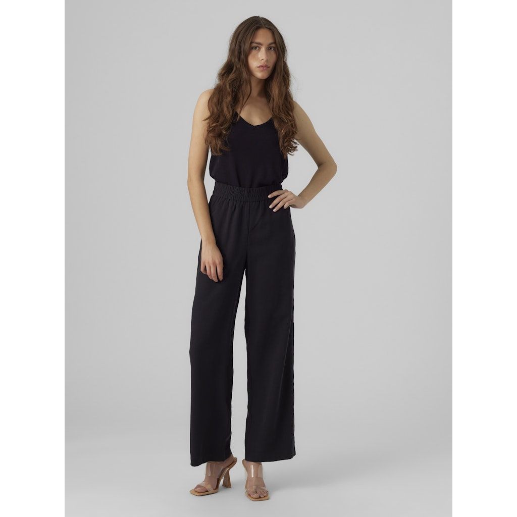 VERO MODA Kelnės moterims, Juoda, Vmcarmen pants 3