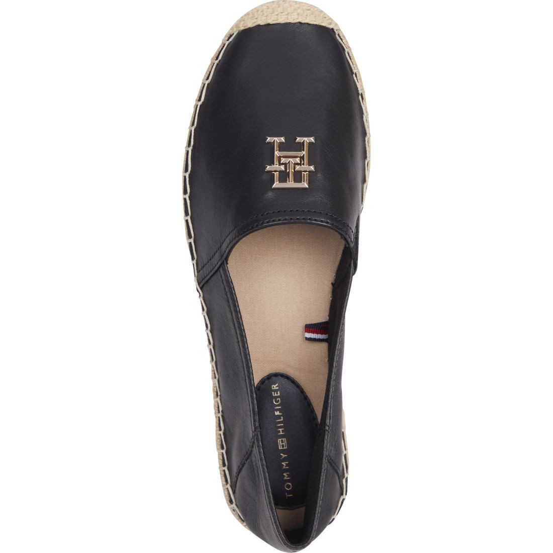 TOMMY HILFIGER Espadrilės moterims, Juoda, Essential espadrille 5