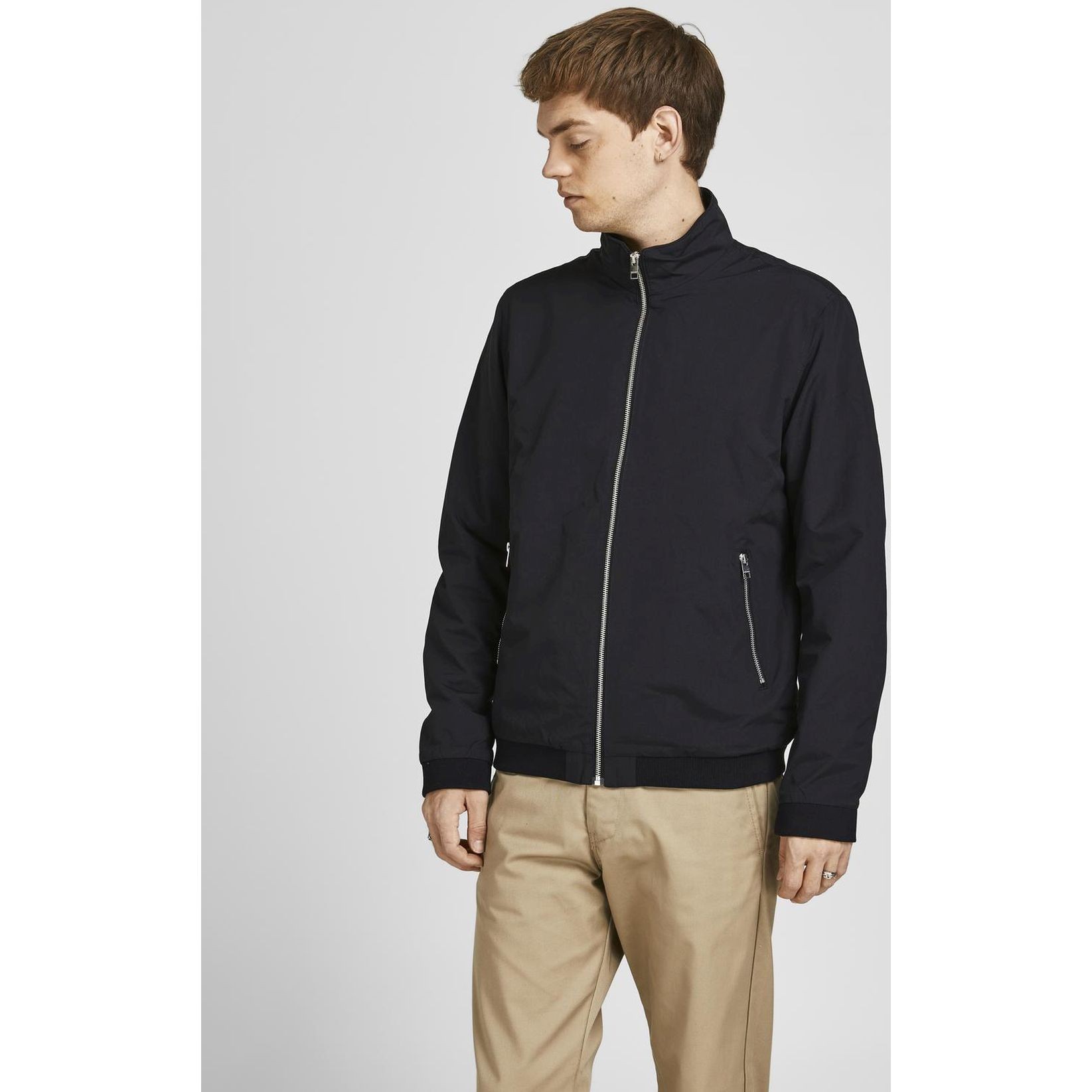 JACK & JONES Striukė vyrams, Juoda, Jjerush hajackets 7