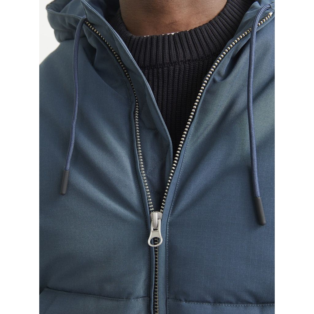 JACK & JONES Lengva striukė vyrams, Mėlyna, Collective bomber jacket 6