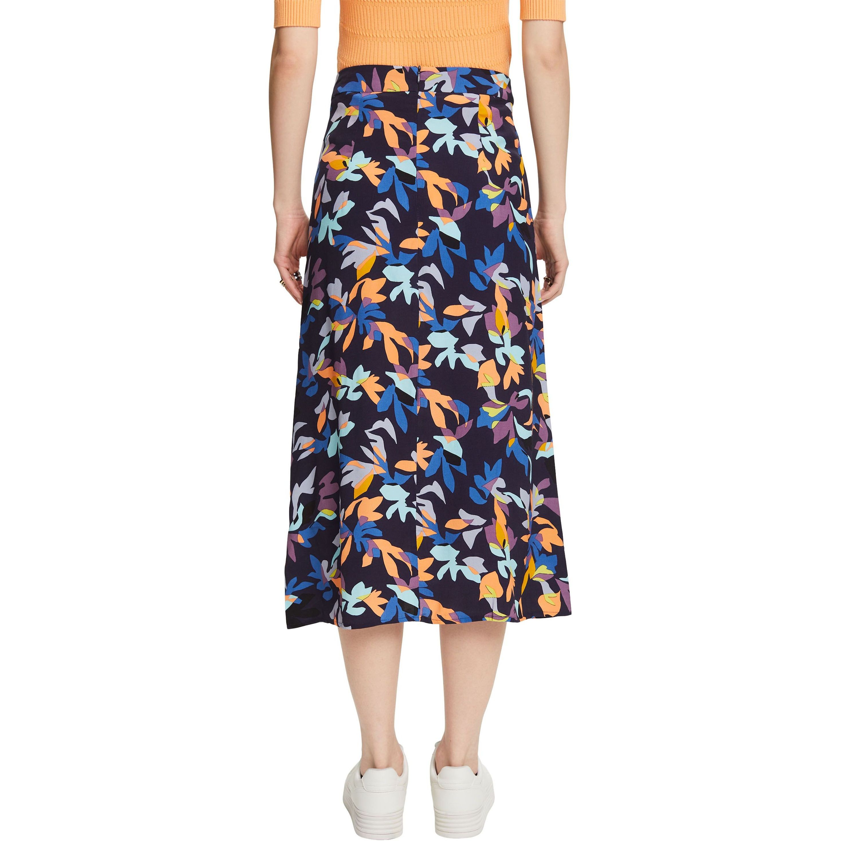 ESPRIT Midi sijonas moterims, Mėlyna, F*SUS*visc Midi skirt 3