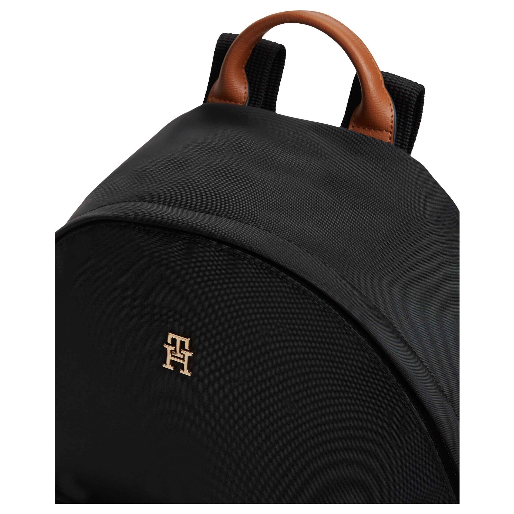 TOMMY HILFIGER Kuprinė moterims, Juoda, popette dome backpack 3