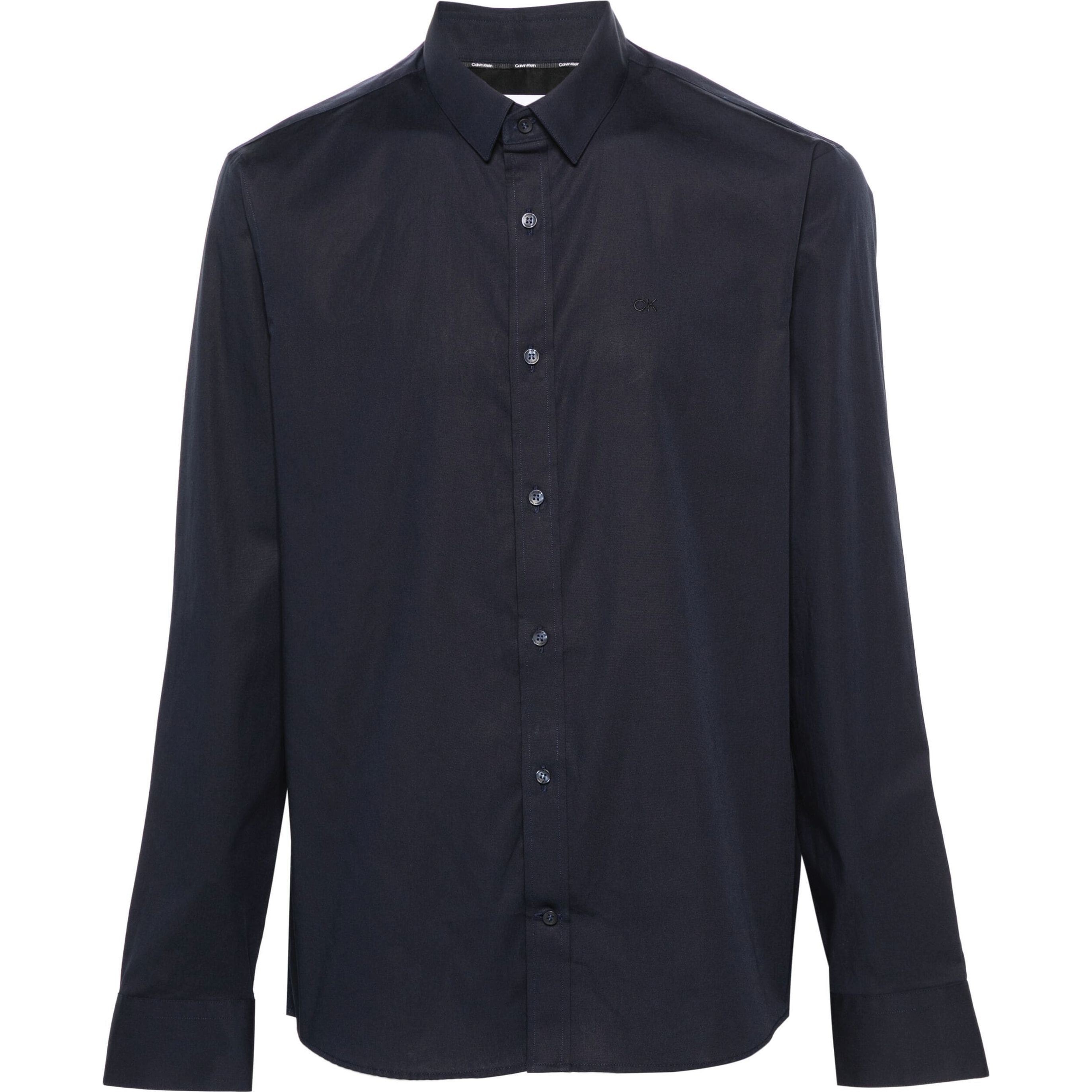 CALVIN KLEIN Marškiniai ilgomis rankovėmis vyrams, Mėlyna, L/s shirt 1