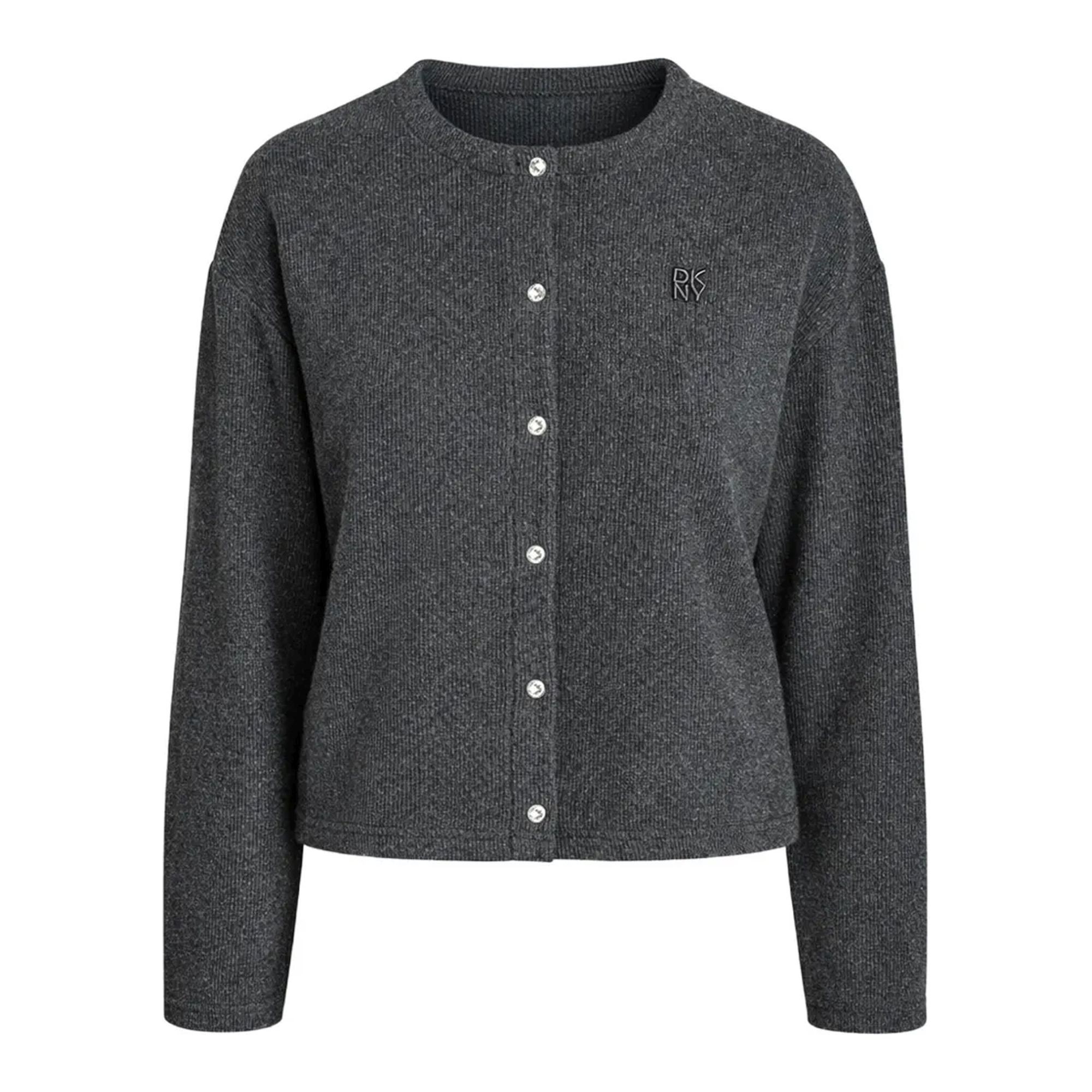 DKNY Džinsinis švarkas moterims, Mėlyna, Button front long sl jackets 1