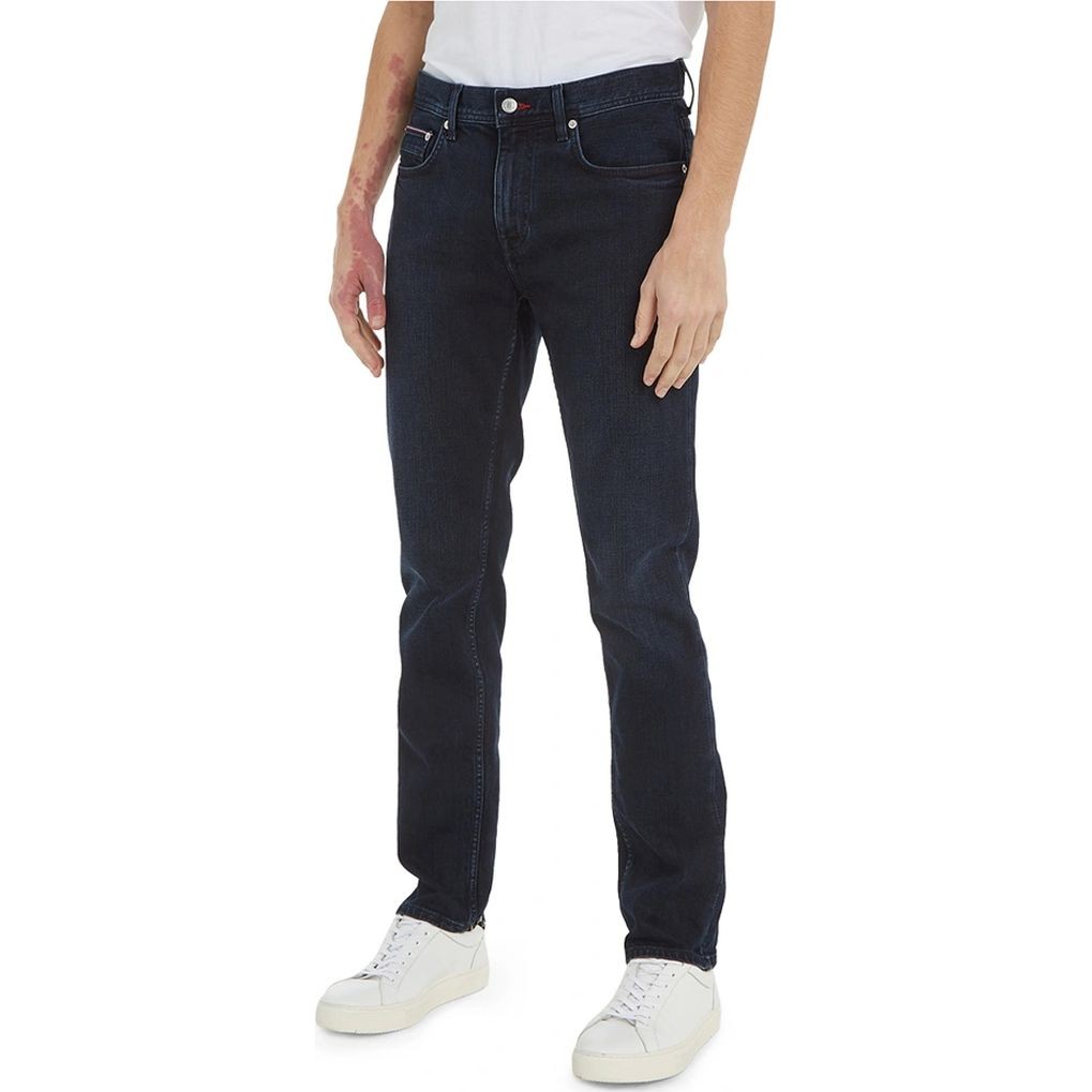 TOMMY HILFIGER Tiesūs džinsai vyrams, Mėlyna, Straight denton str meek 2