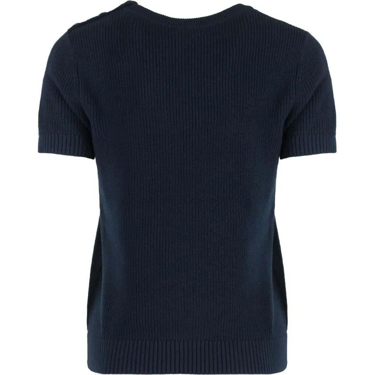 LAUREN RALPH LAUREN Megztinis moterims, Mėlyna, Eyelah short sleeve pullover 2