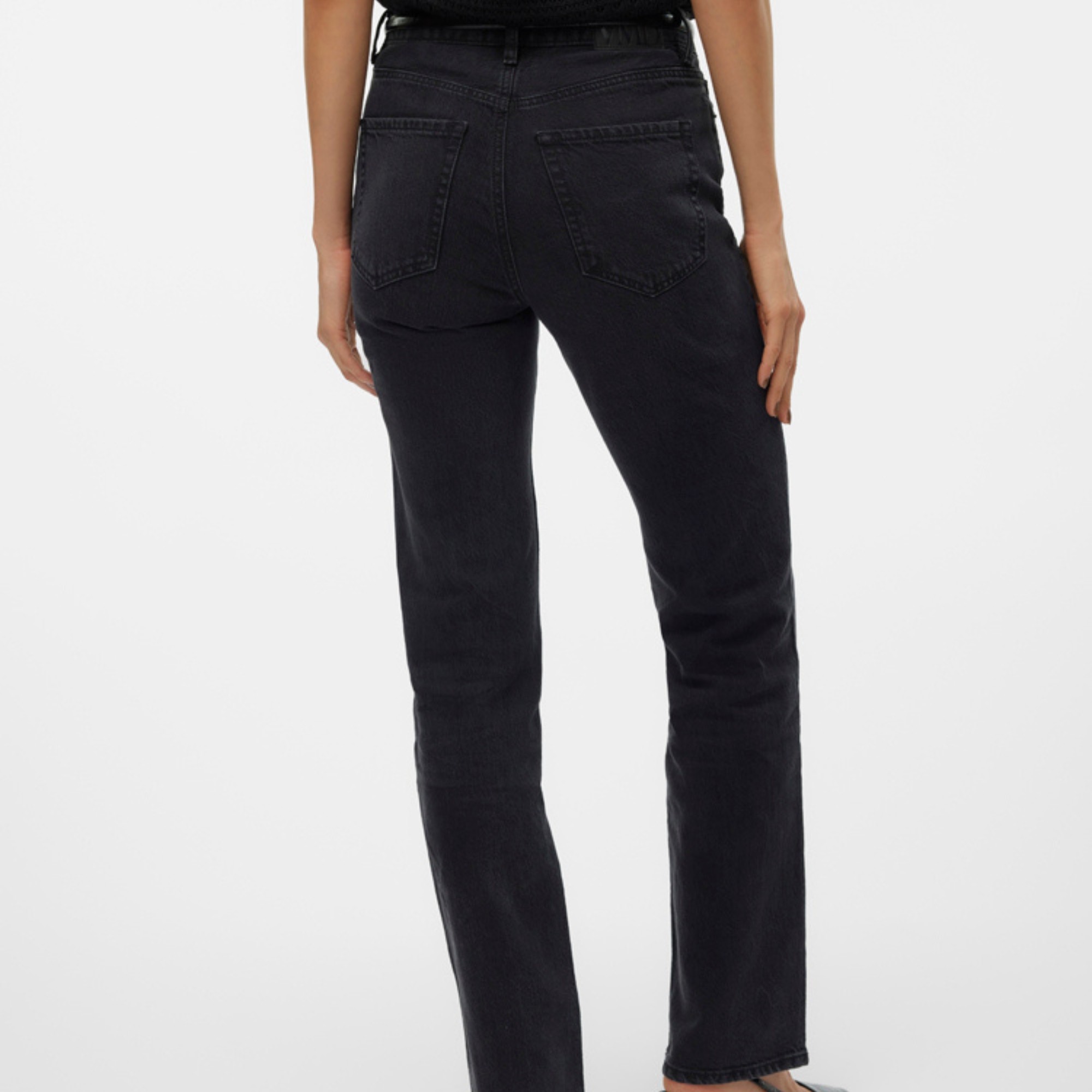 VERO MODA Platūs džinsai moterims, Juoda, Tessa 3