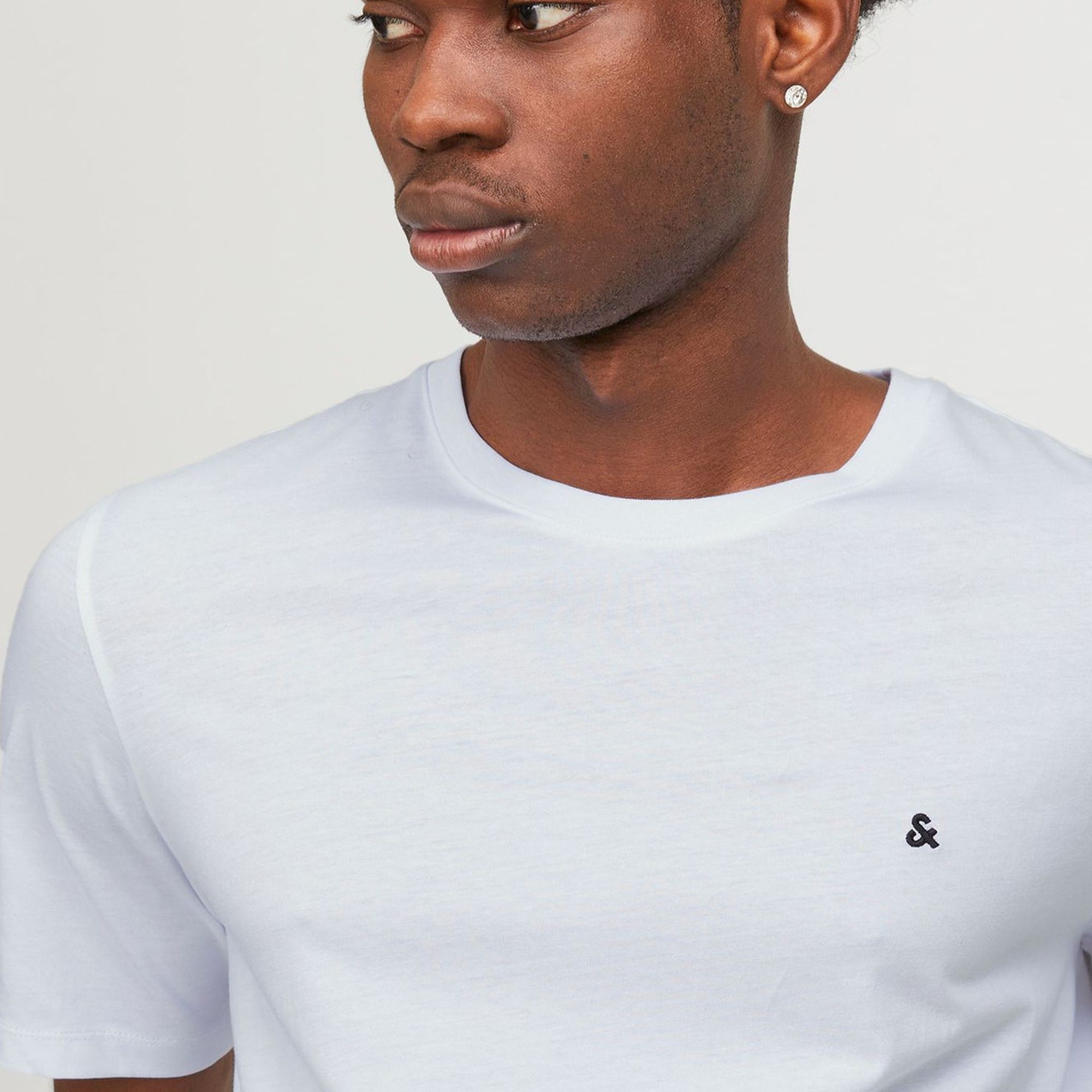 JACK & JONES Marškinėliai vyrams, Balta, Paulos 3