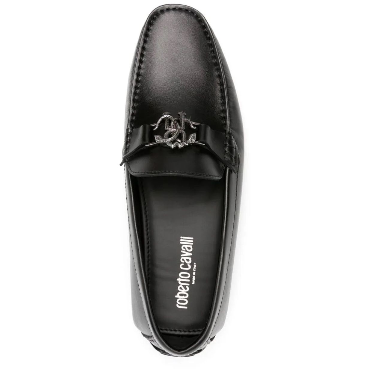 ROBERTO CAVALLI Mokasinai vyrams, Juoda, Moccasins 4