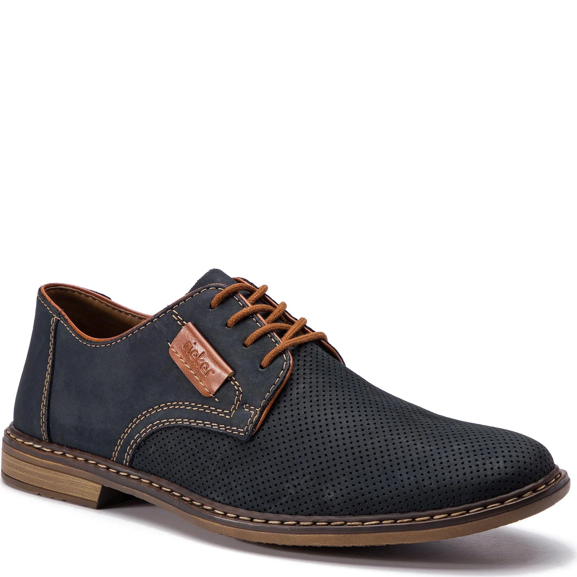 RIEKER Klasikiniai batai vyrams, Mėlyna, FORMAL 1