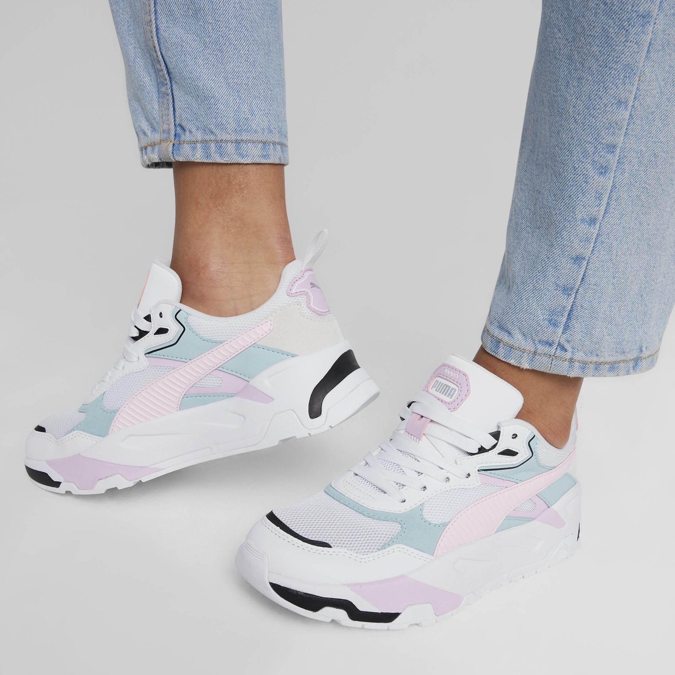 PUMA Laisvalaikio bateliai moterims, Balta, Trinity leisure 3