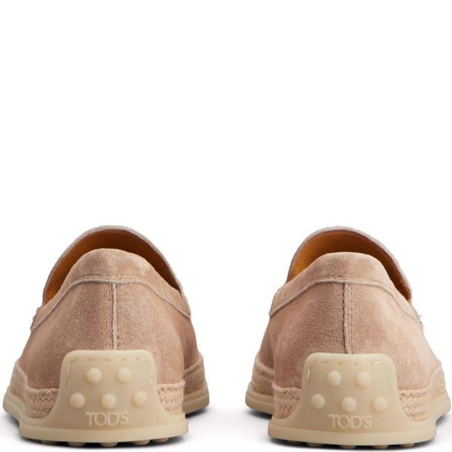 TODS Loaferiai moterims, Smėlio, Gomma leather loafers 3