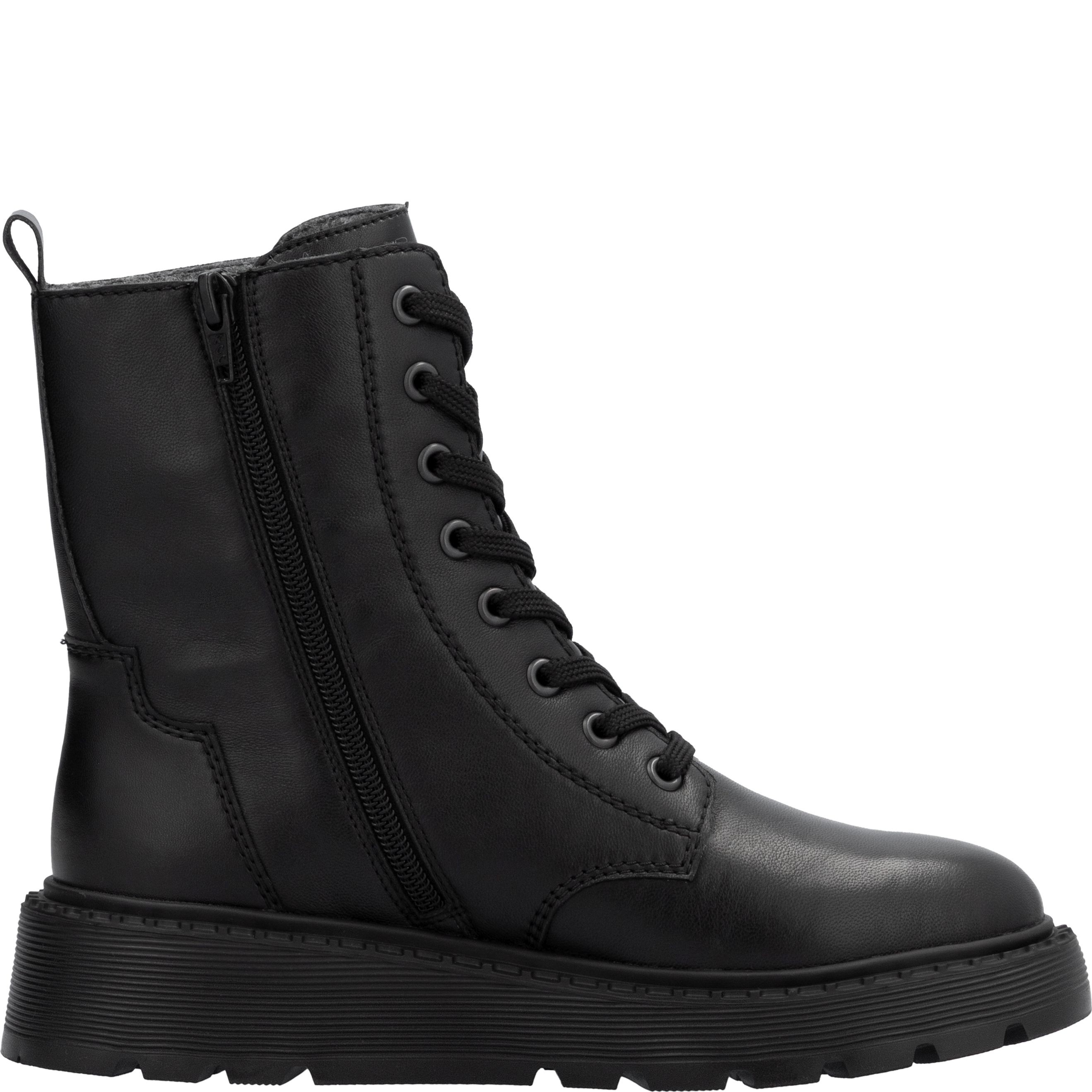 RIEKER Aulinukai moterims, Juoda, Ladies mid height boots 5