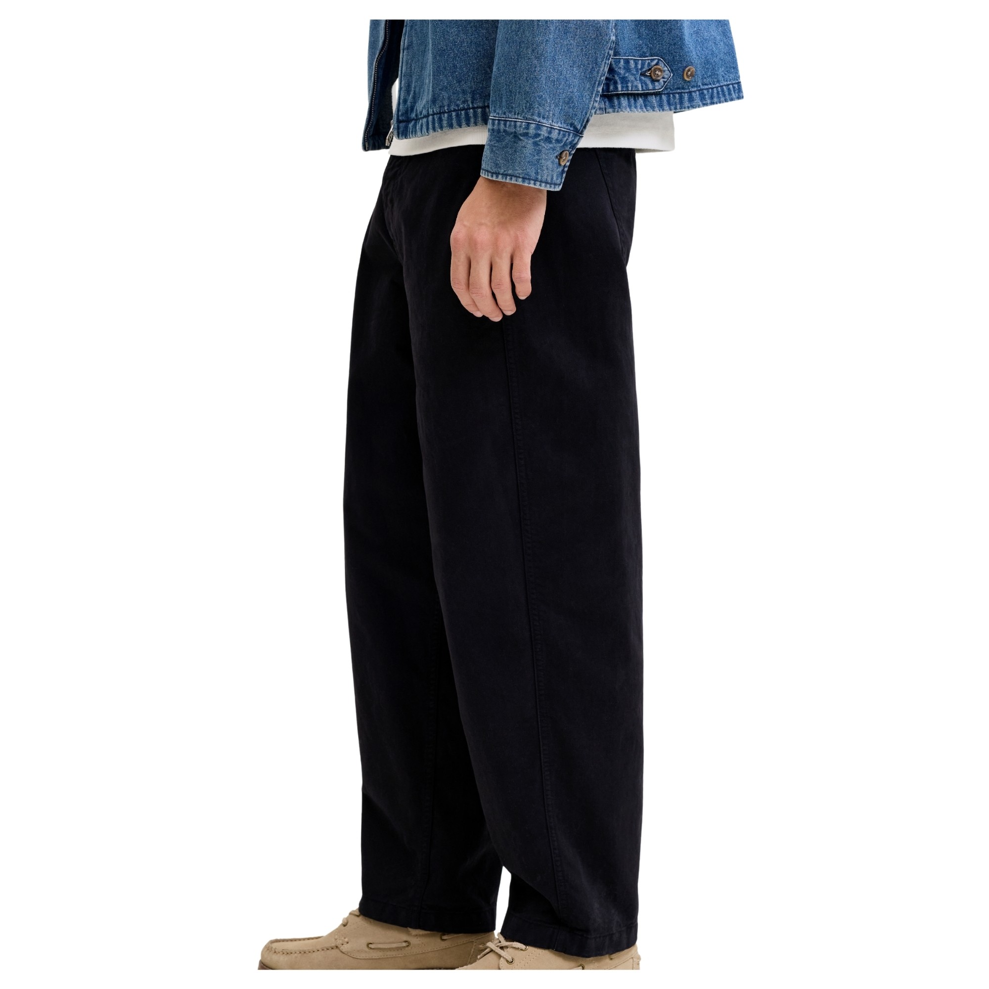 JACK & JONES Formalios kelnės vyrams, Juoda, Stevan jett 4