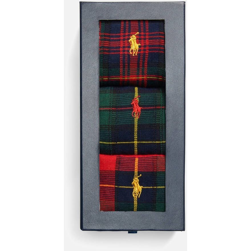 POLO RALPH LAUREN UW Kojinės vyrams, Marga, Gift box crew sock 2