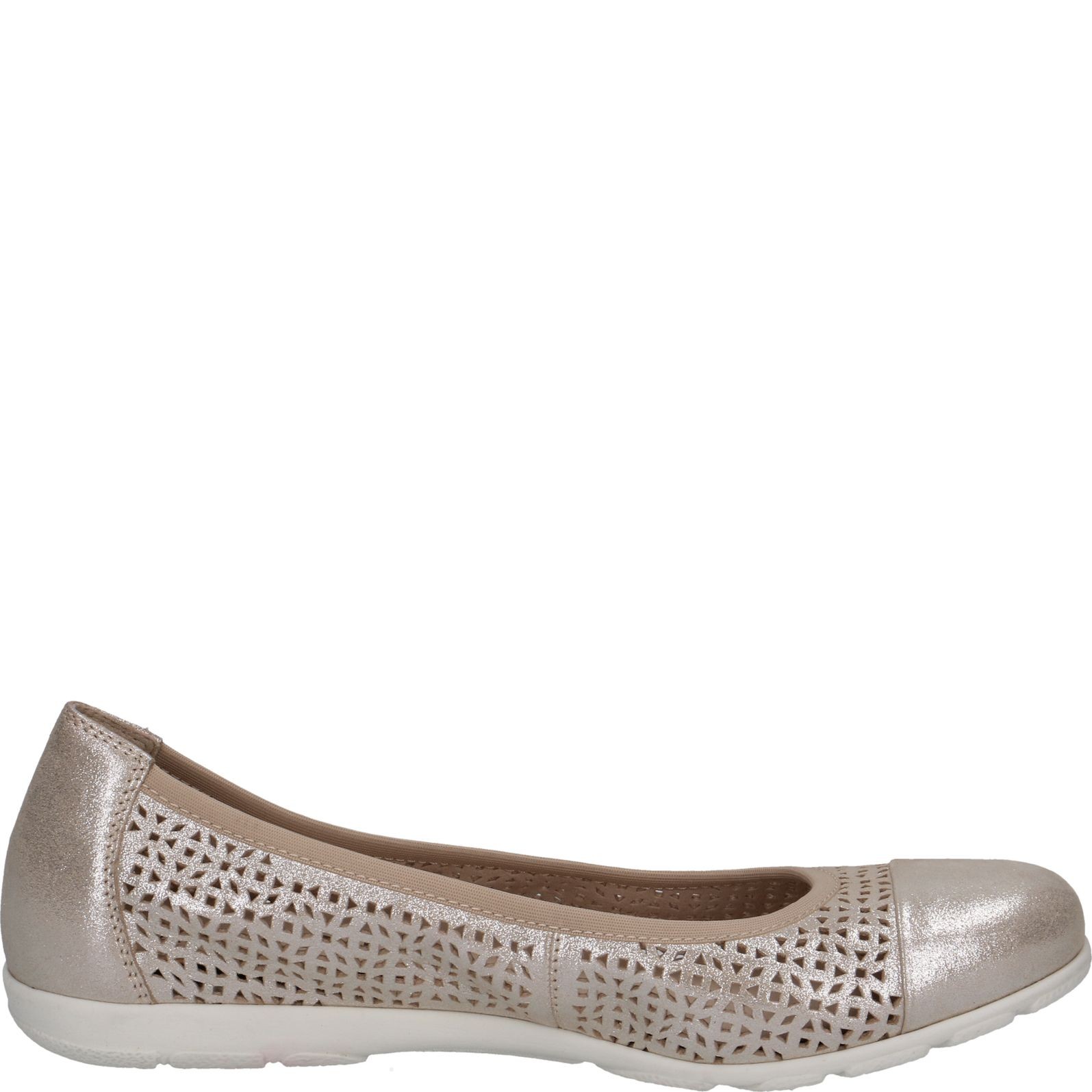 CAPRICE Balerinos moterims, Smėlio, Ballerinas 4