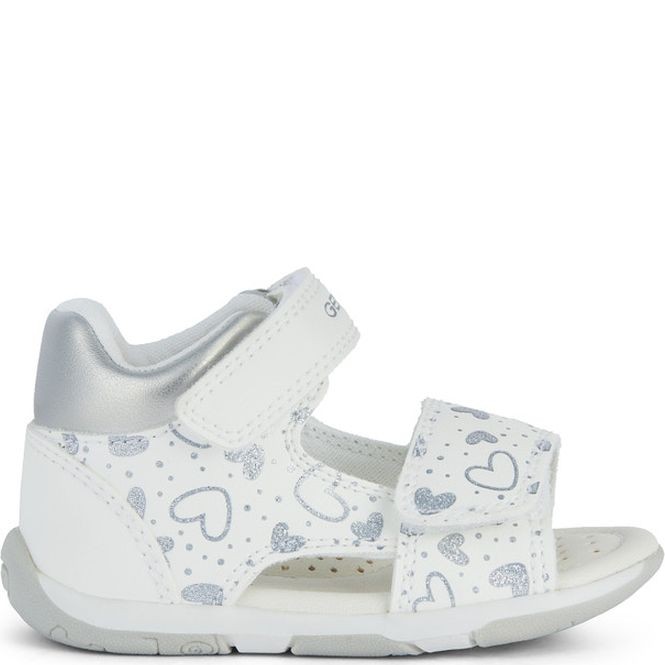 GEOX Basutės mergaitėms, Balta, Sandal tapuz 1