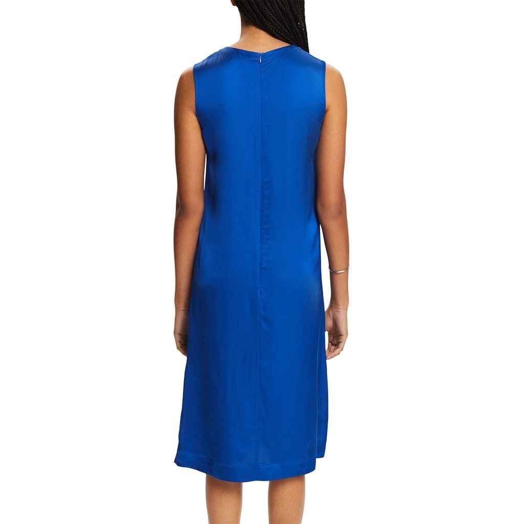 ESPRIT Midi suknelė moterims, Mėlyna, F*SU*saten Midi dress 3