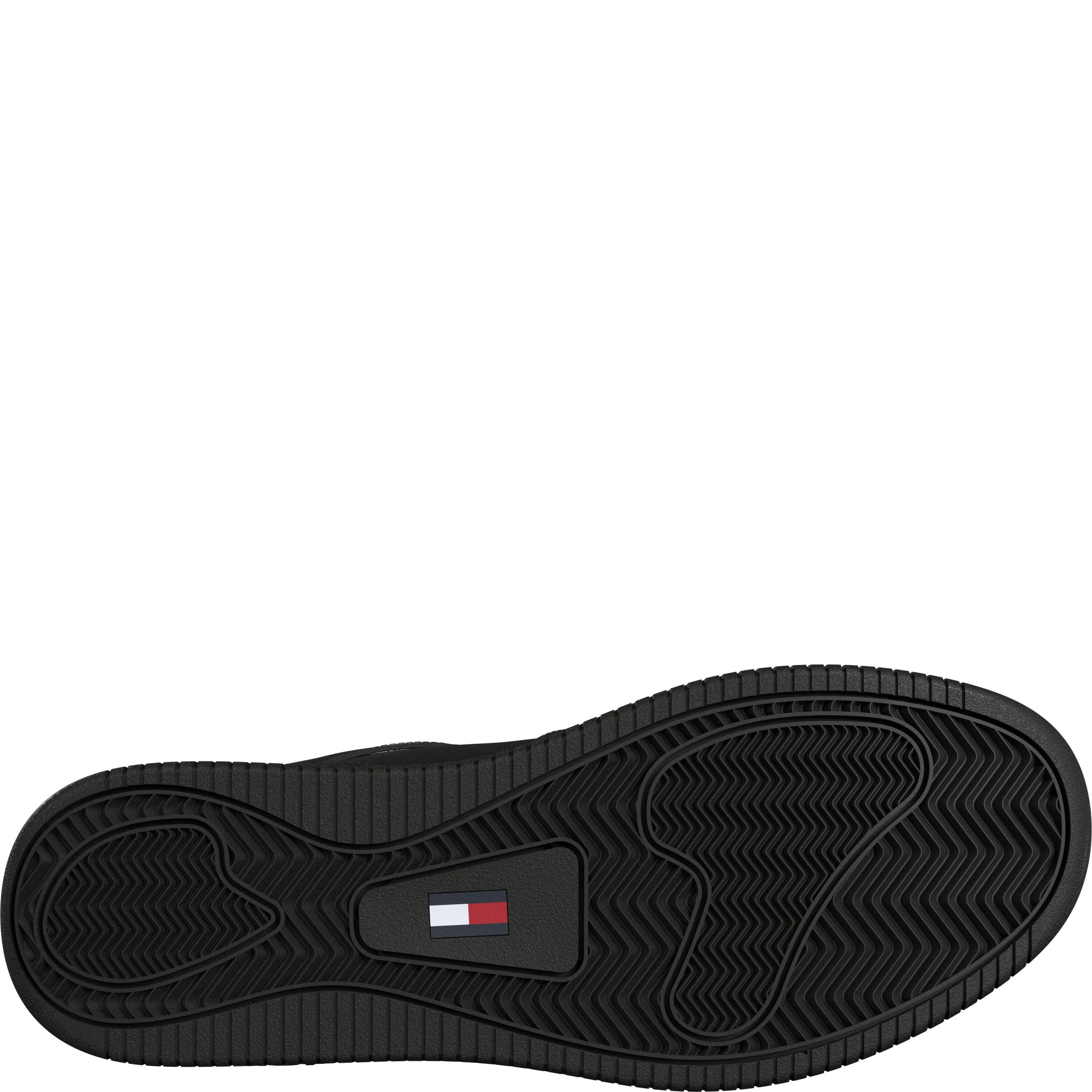 TOMMY JEANS Sportiniai bateliai vyrams, Juoda, RETRO BASKET ESS SHOE 4