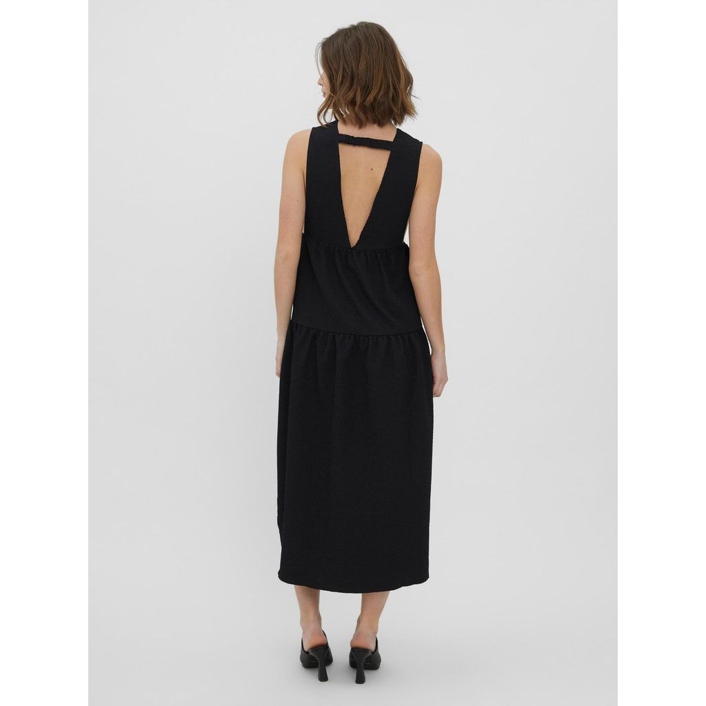 VERO MODA Maxi suknelė moterims, Juoda, VMLEXI S/L V-NECK LO 4
